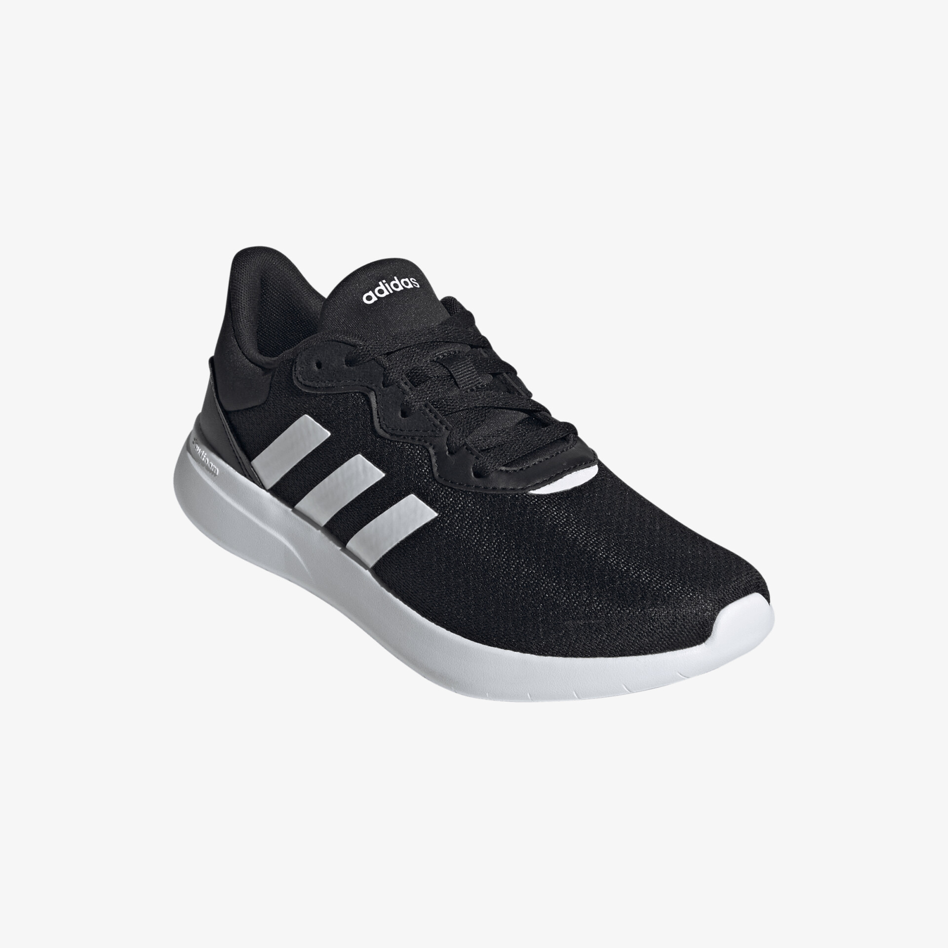Moderner schwarzer Sneaker mit leichter Sohle und optimalem Tragekomfort für Sport und Freizeit.