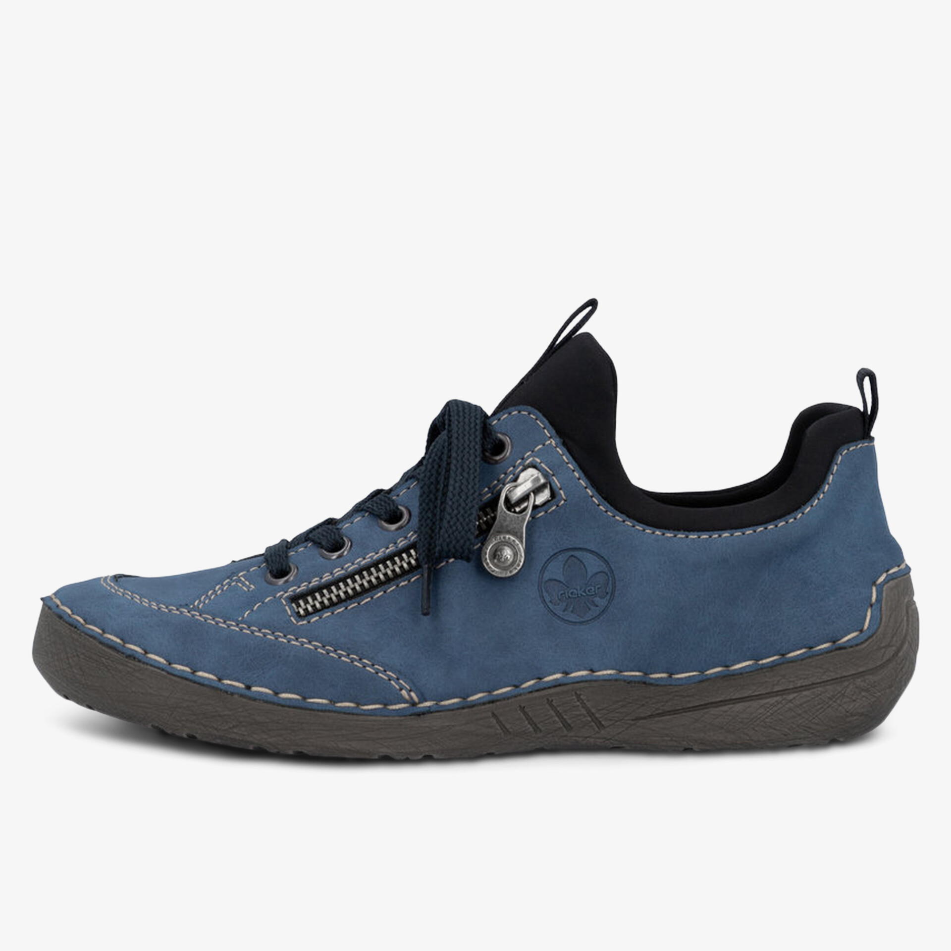 Bequemer Schuh mit flexiblem Obermaterial und praktischem Reißverschluss für optimalen Tragekomfort