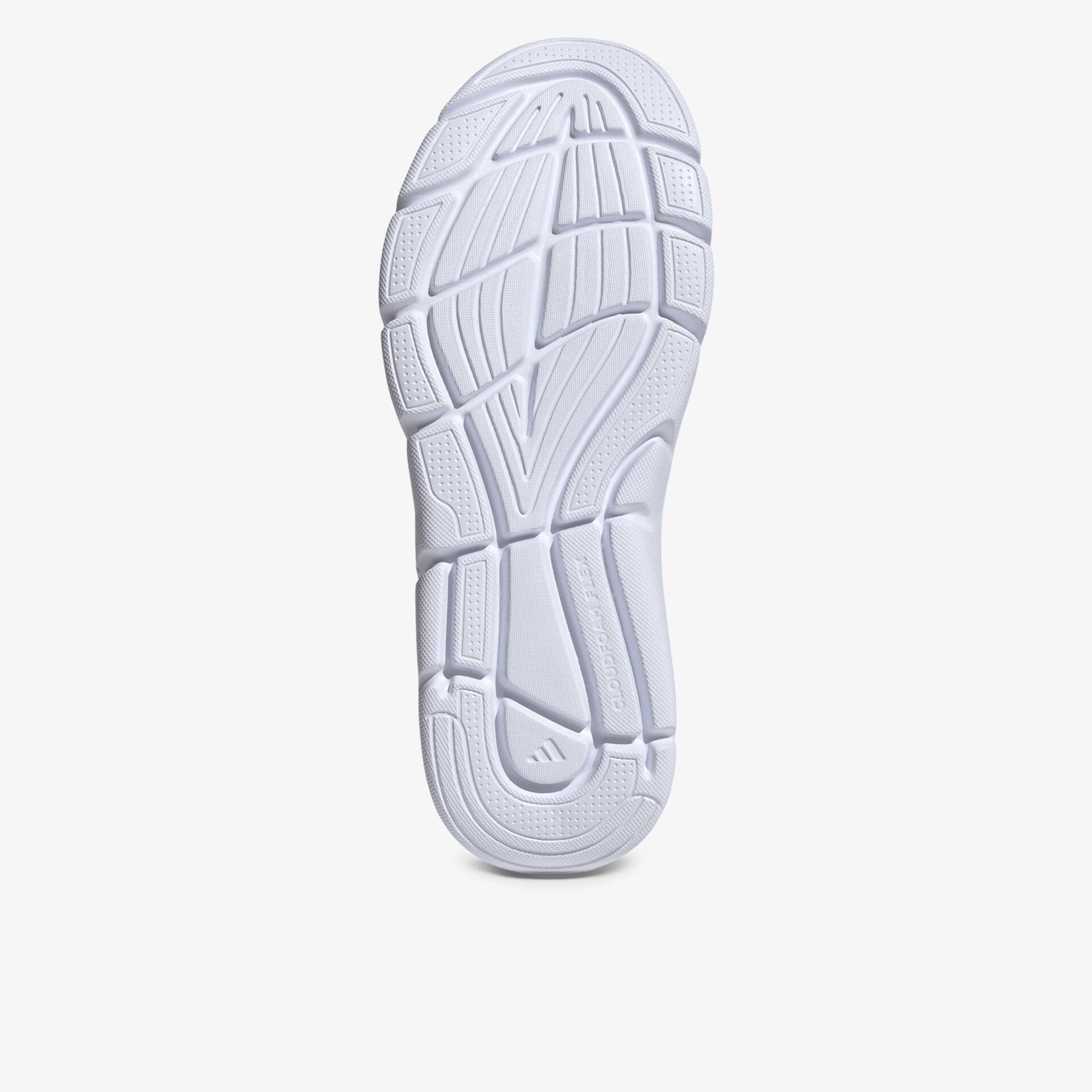 Weiße flexible Schuhsohle mit rutschfestem Profil und komfortablem Design für gute Trittsicherheit