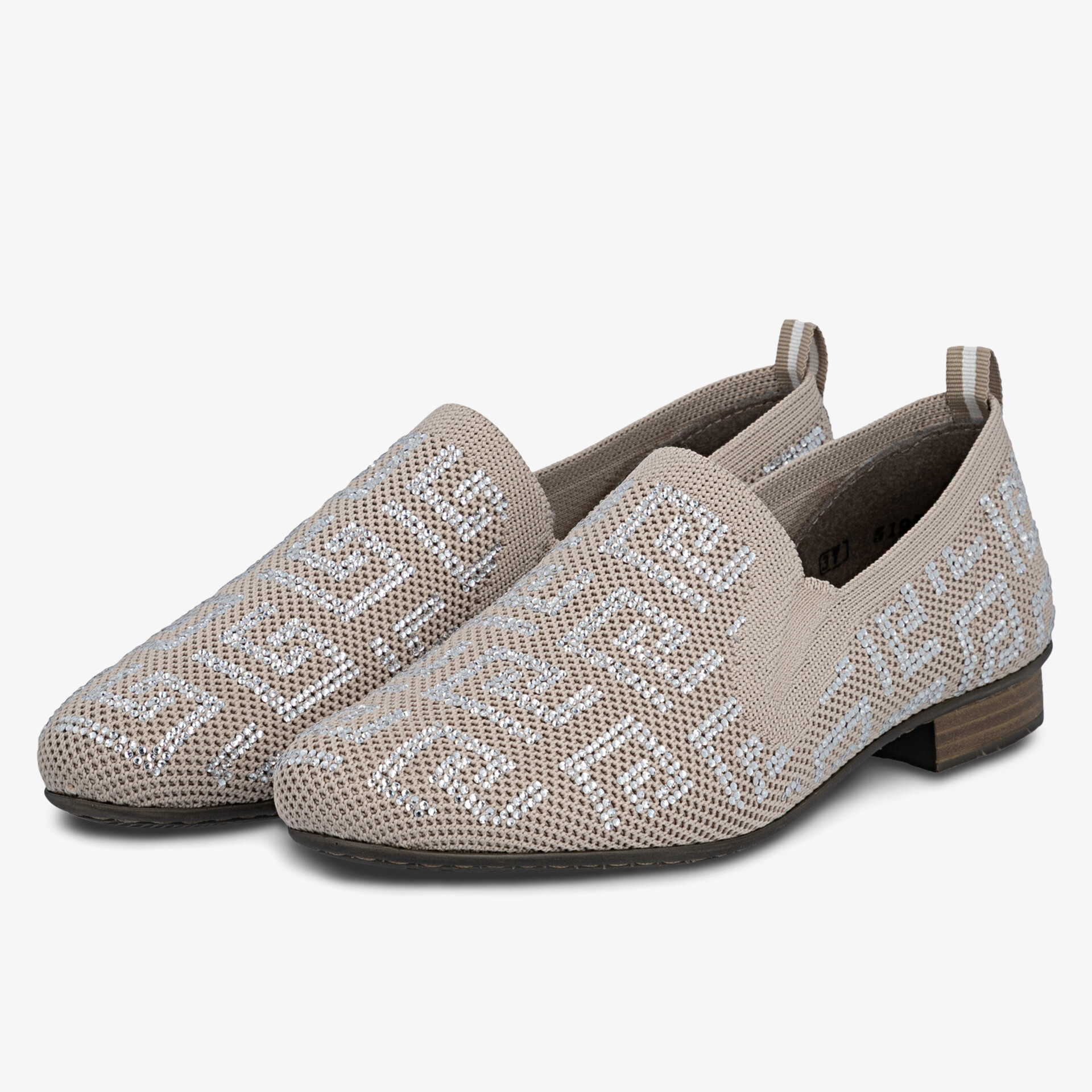 Elegante glitzernde Loafers mit komfortabler Passform und modischem Design