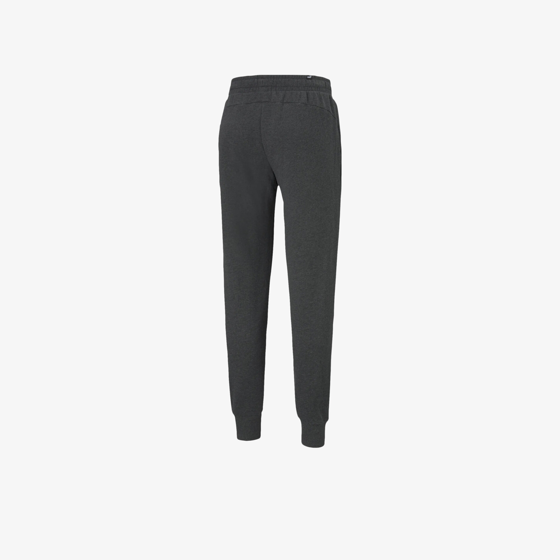 Schwarze Jogginghose mit elastischem Bund und engem Saum, Rückenansicht, sportlich und bequem