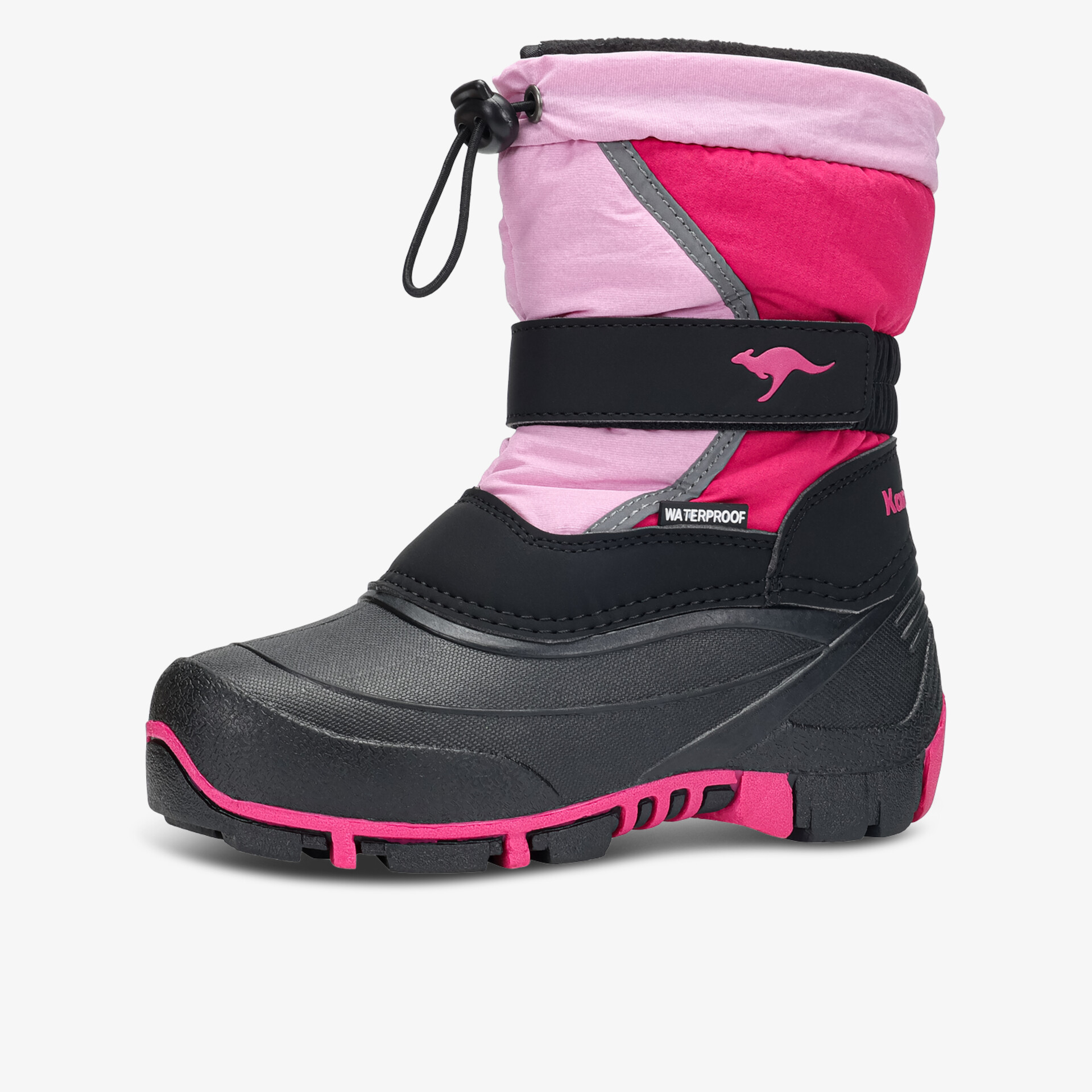 Wasserdichter Winterstiefel mit warmem Innenfutter und rutschfester Profilsohle für kalte Tage