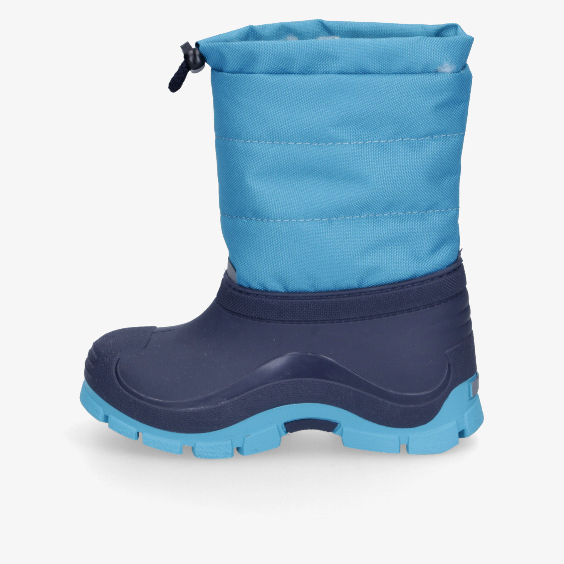 Robuste, wasserfeste Winterstiefel in Blau für optimalen Komfort und Wärme bei kaltem Wetter.