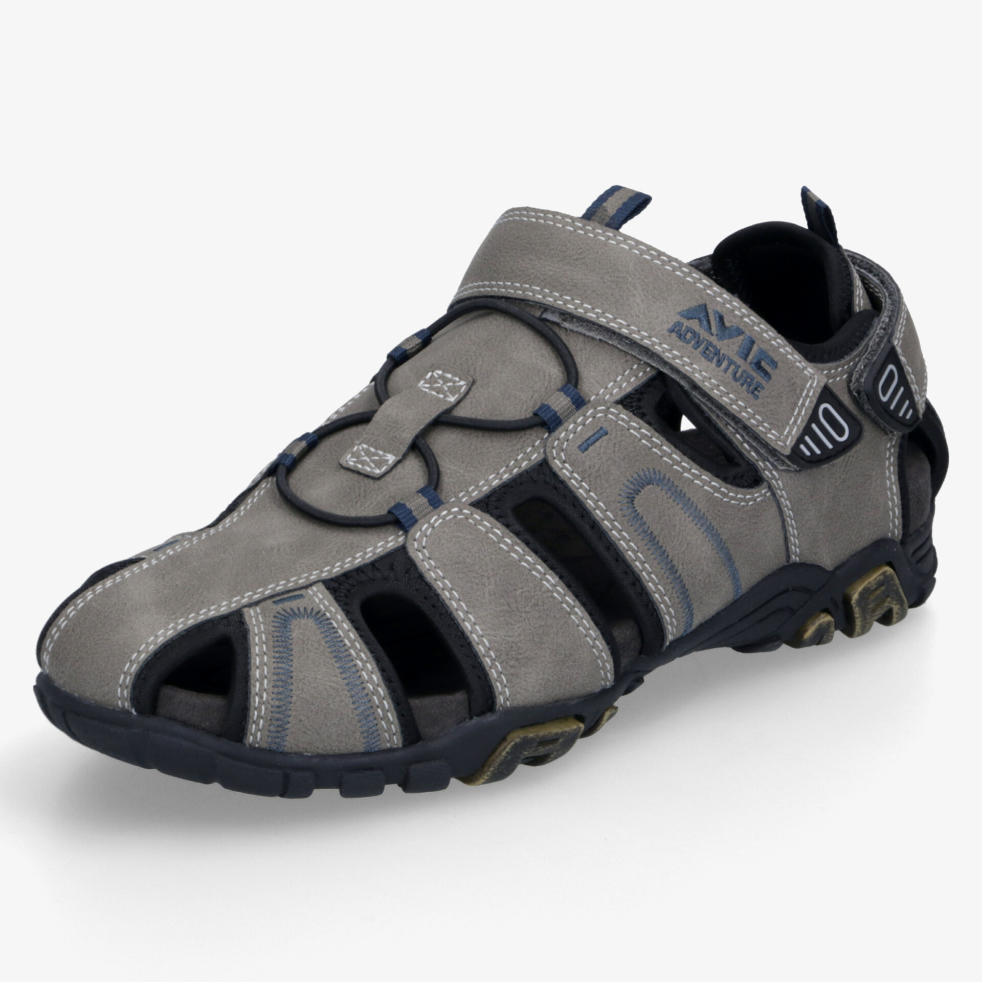 Vielseitige Outdoor-Sandale mit robustem Design und rutschfestem Profil für maximalen Komfort.