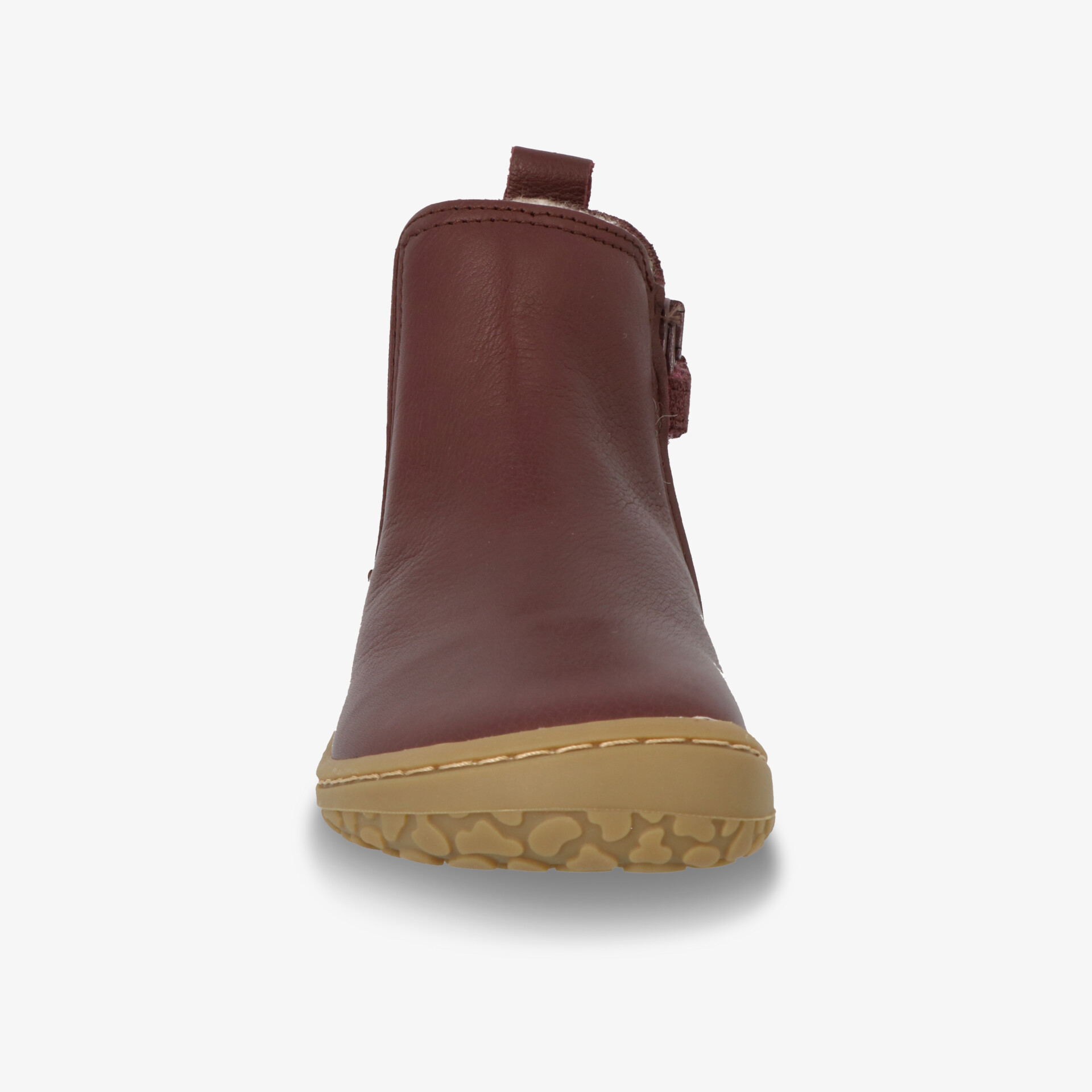 Moderner Kunstlederstiefel mit rutschfester Gummisohle, ideal für stilbewusste Träger.