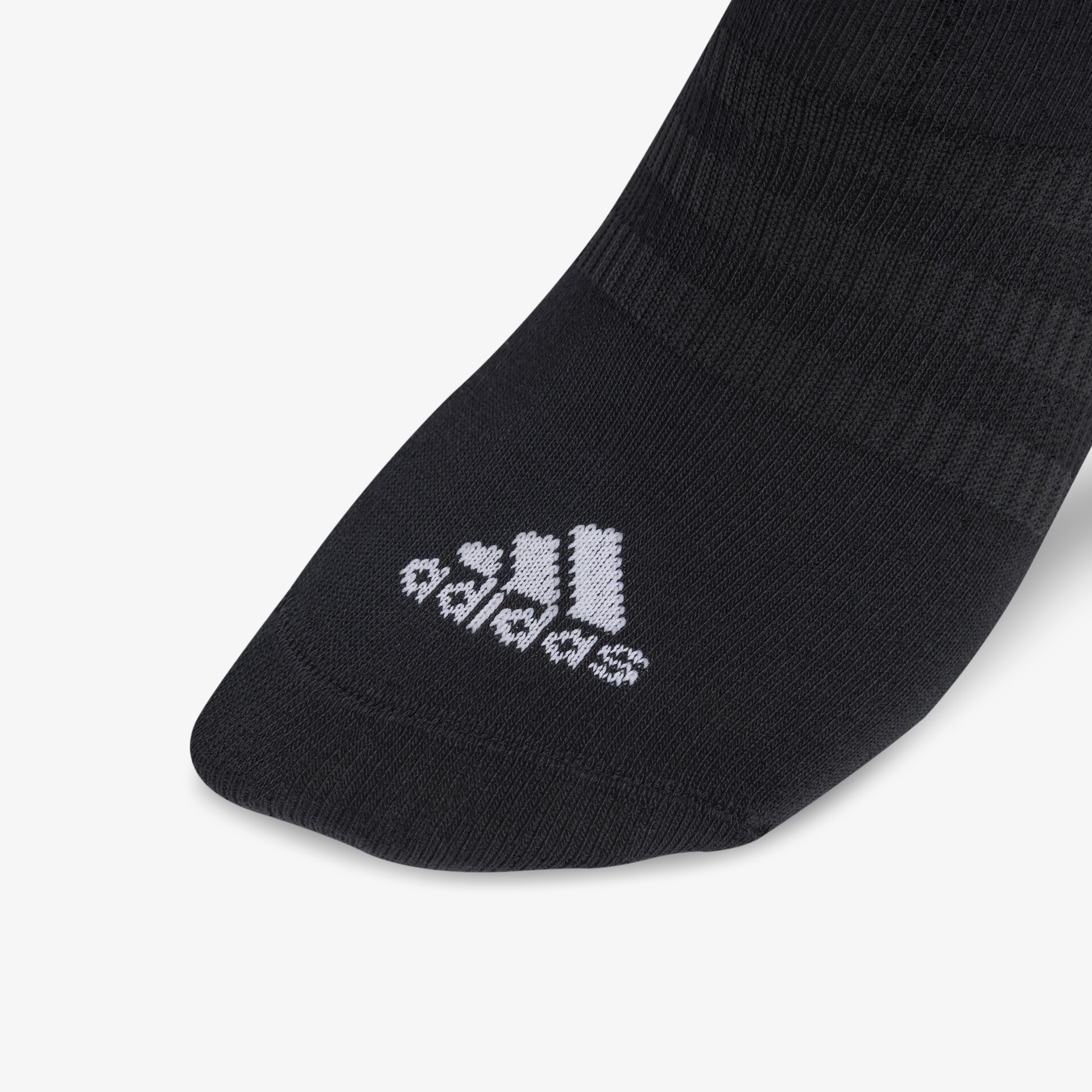 Schwarze Adidas Socke mit komfortabler Passform und atmungsaktivem Material, elastisch und nahtlos