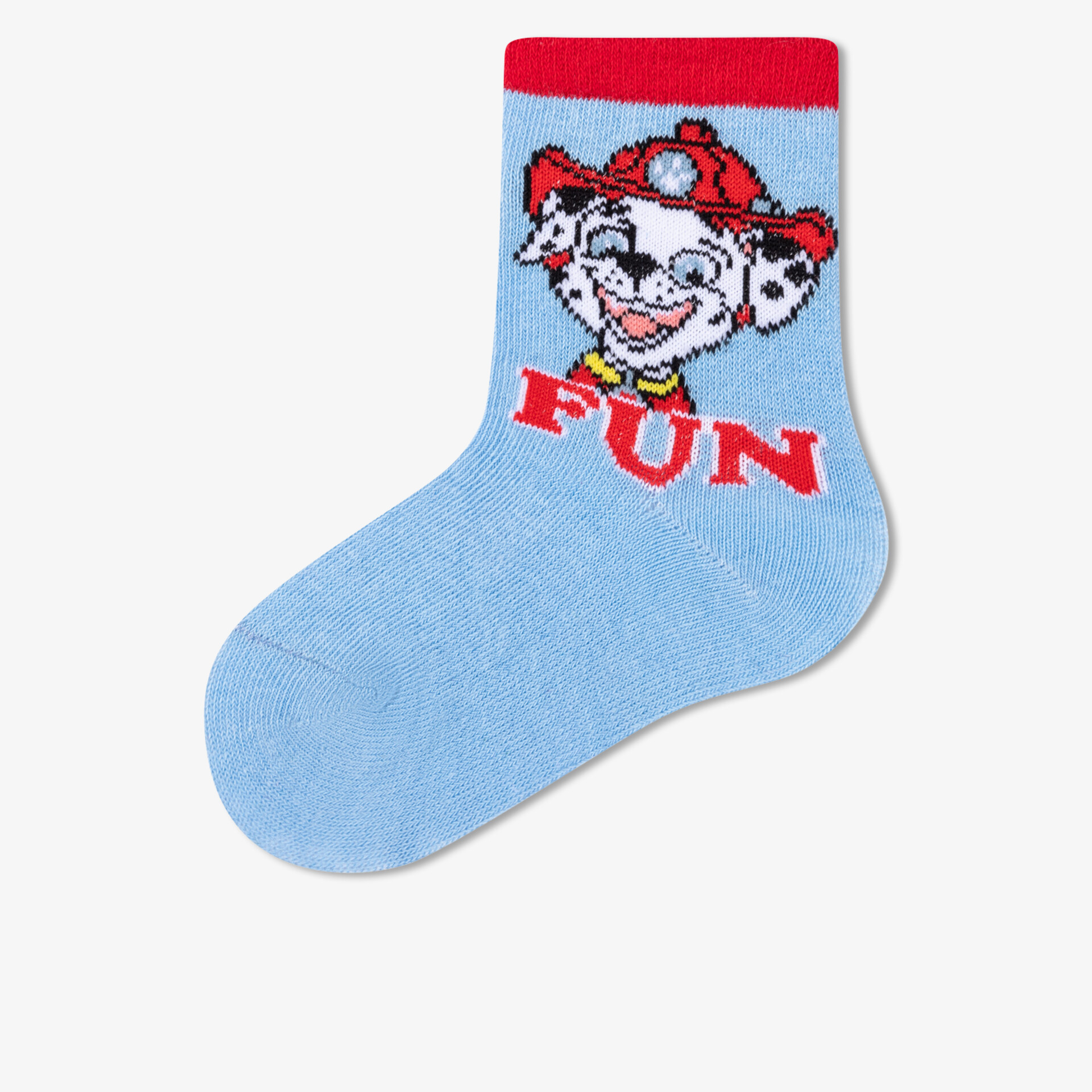 Bunte Kinderstrümpfe mit fröhlichem Hundemotiv, bequem und weich für den Alltag