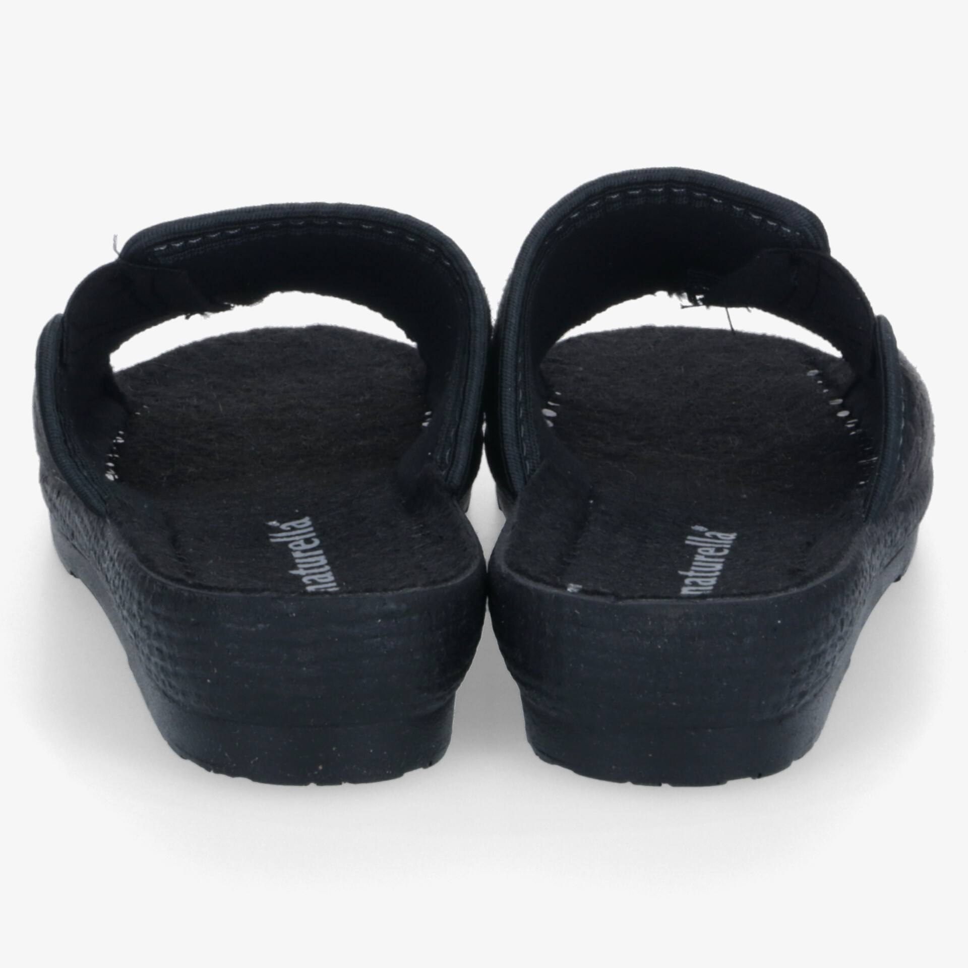 Bequeme Sandalen mit robustem Design und gepolsterter Innensohle, rutschfester Sohle und leichtem Absatz, Rückansicht