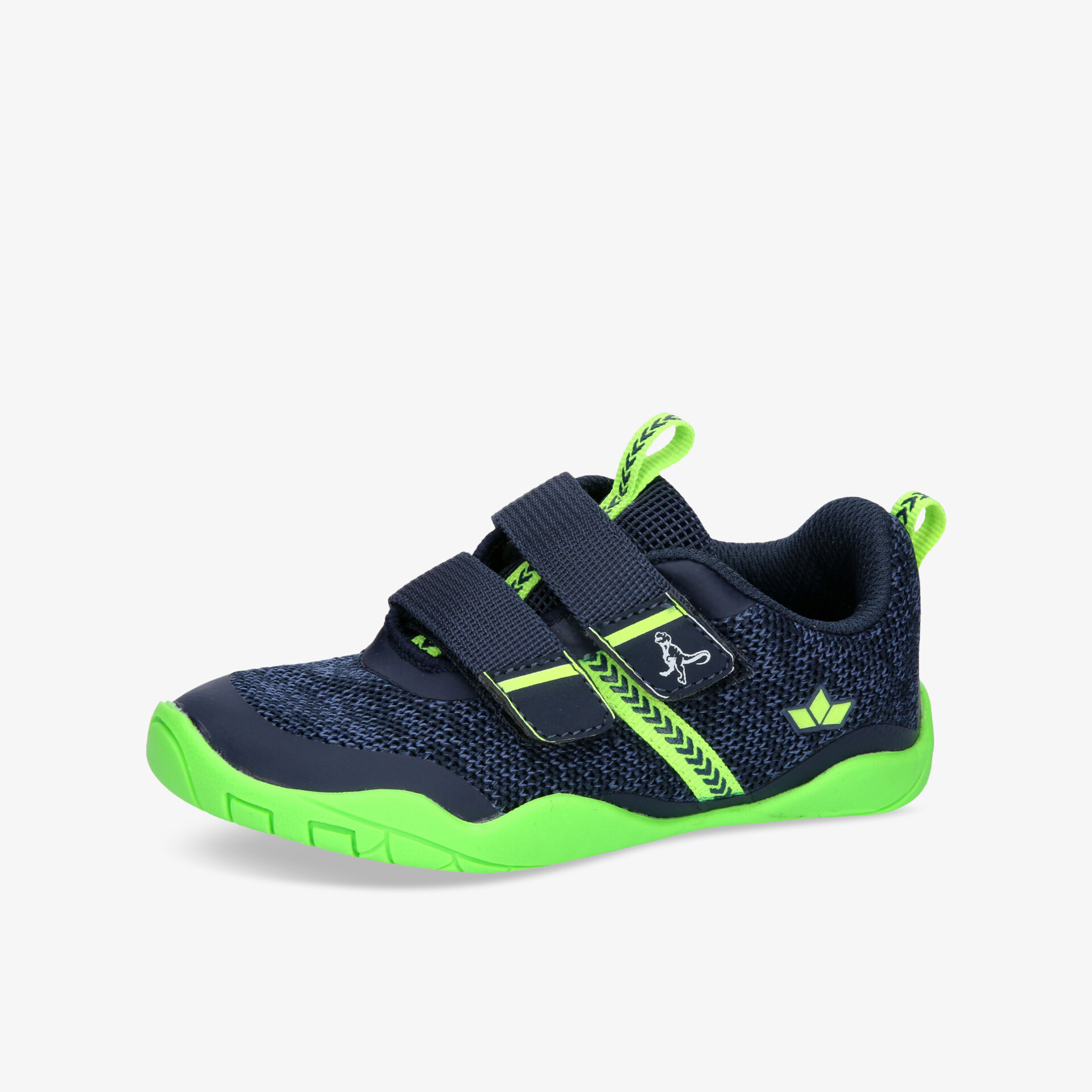 Stylischer Schuh mit grünem Akzent, ideal für sportliche Aktivitäten und komfortables Gehen.