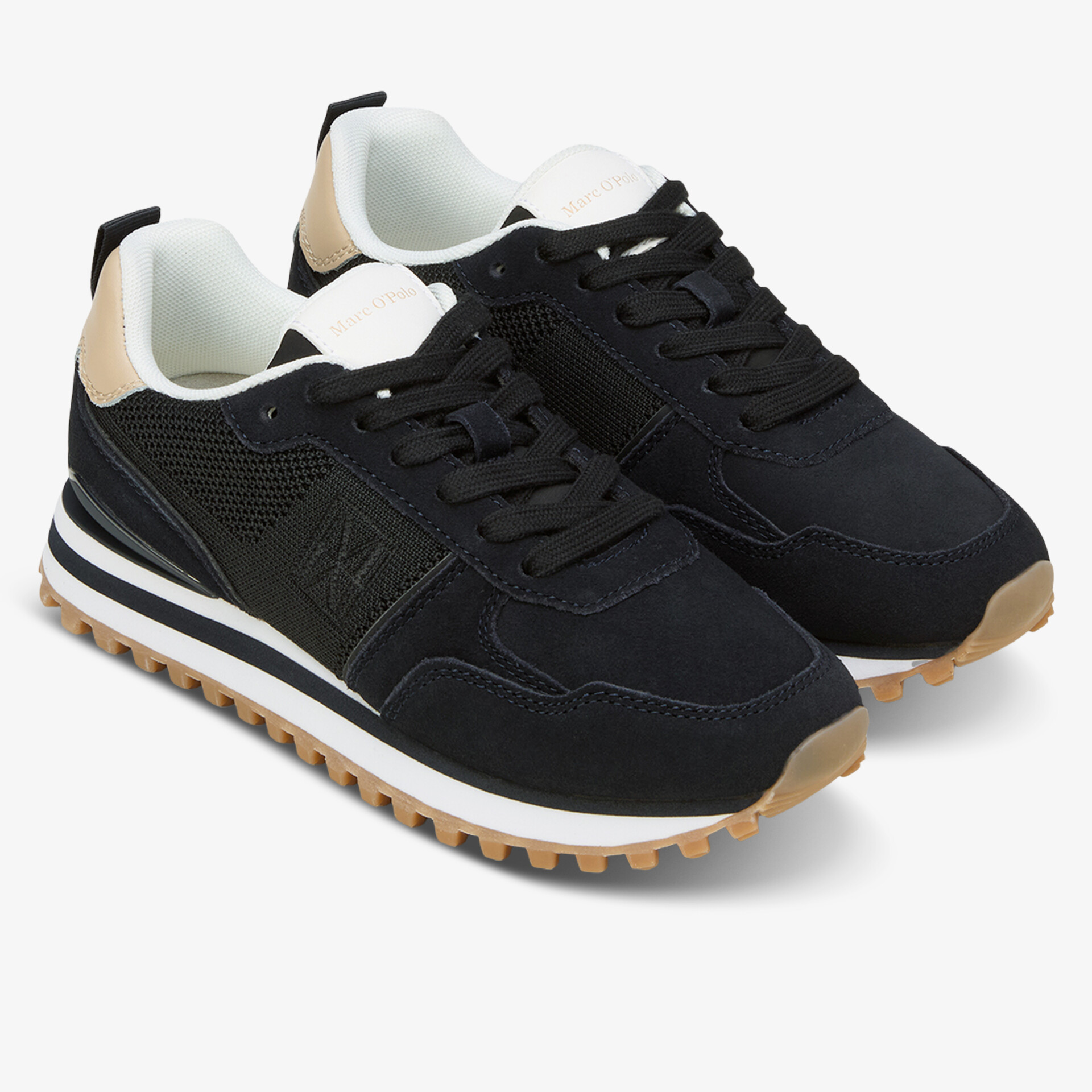 Trendige Sneaker mit Retro-Design und strapazierfähiger Sohle für optimalen Komfort.