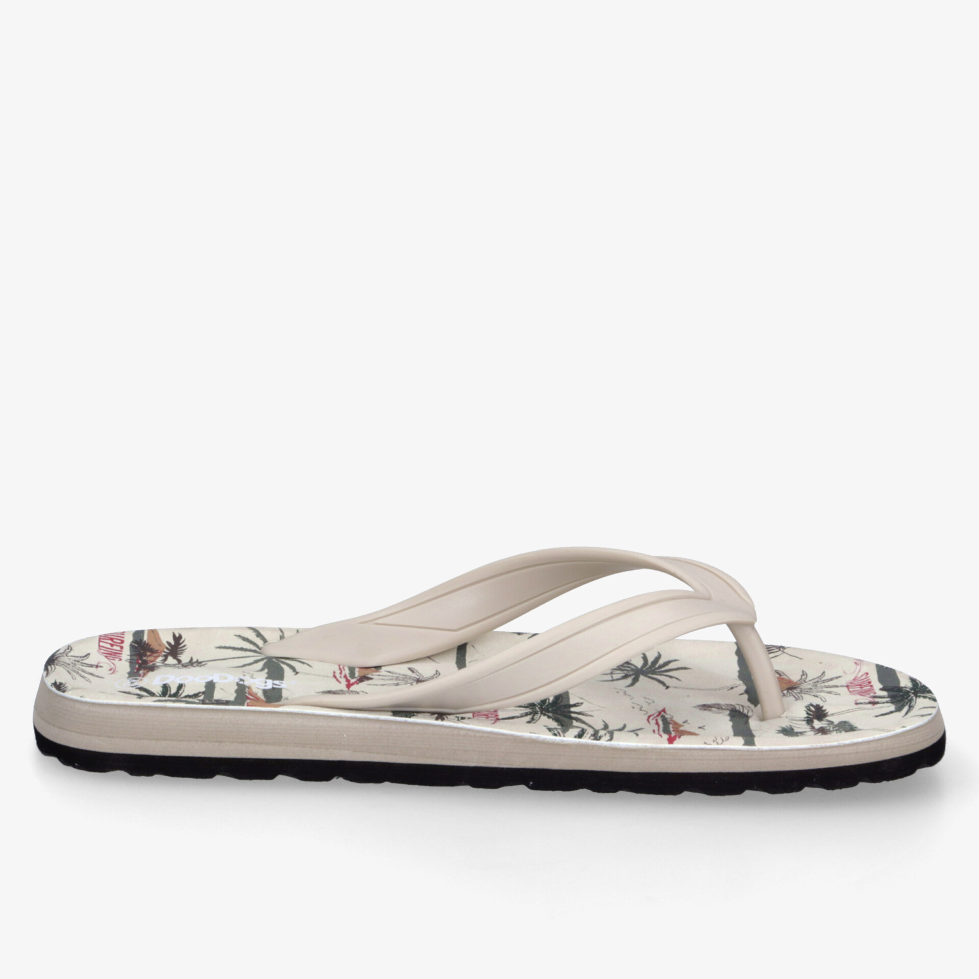 Leichter, bequemer Flipflop mit floralem Muster, rutschfester Sohle und flexiblem Design für warme Tage