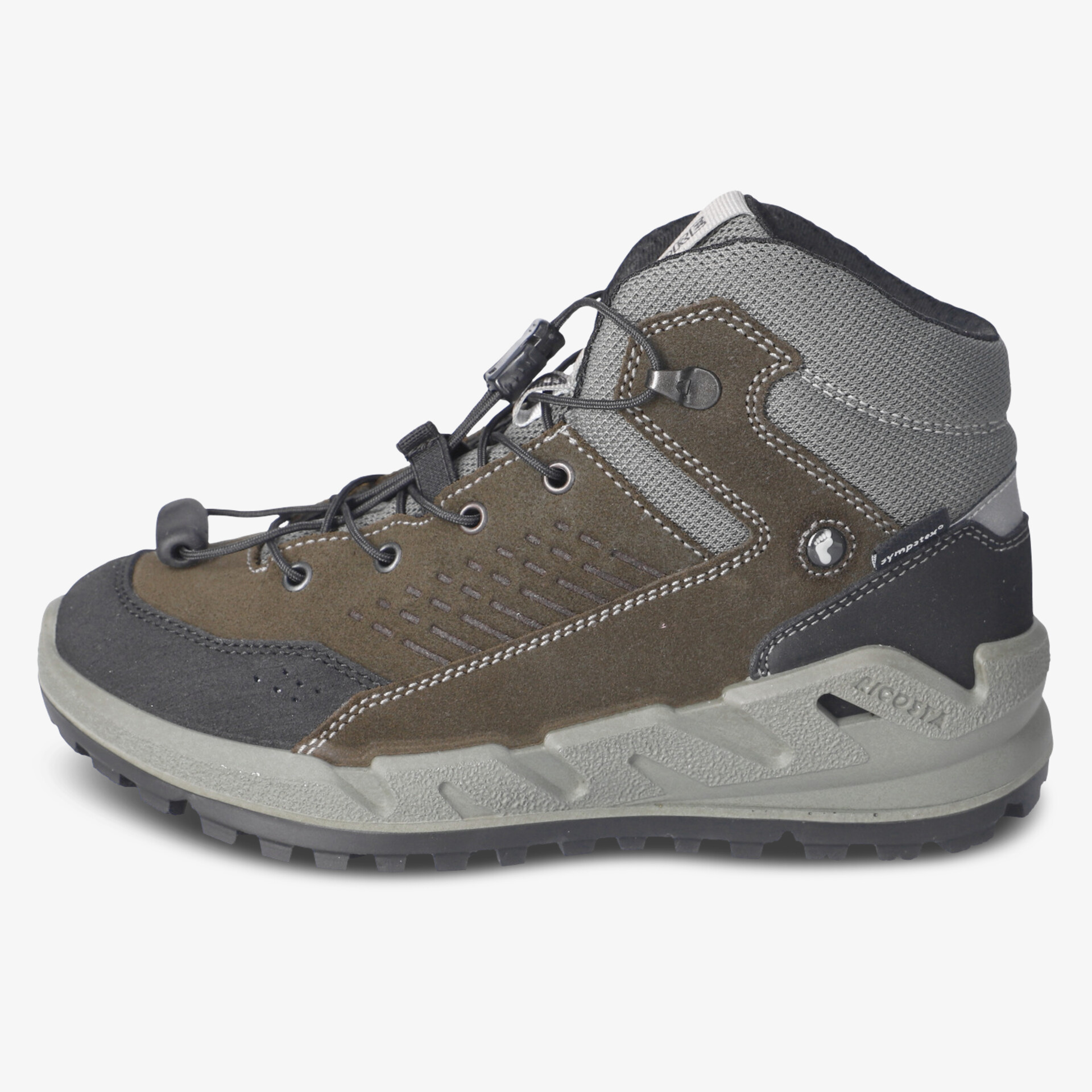 Robuster Outdoor-Schuh mit hohem Schaft, langlebigem Material und rutschfester Sohle für sicheren Halt