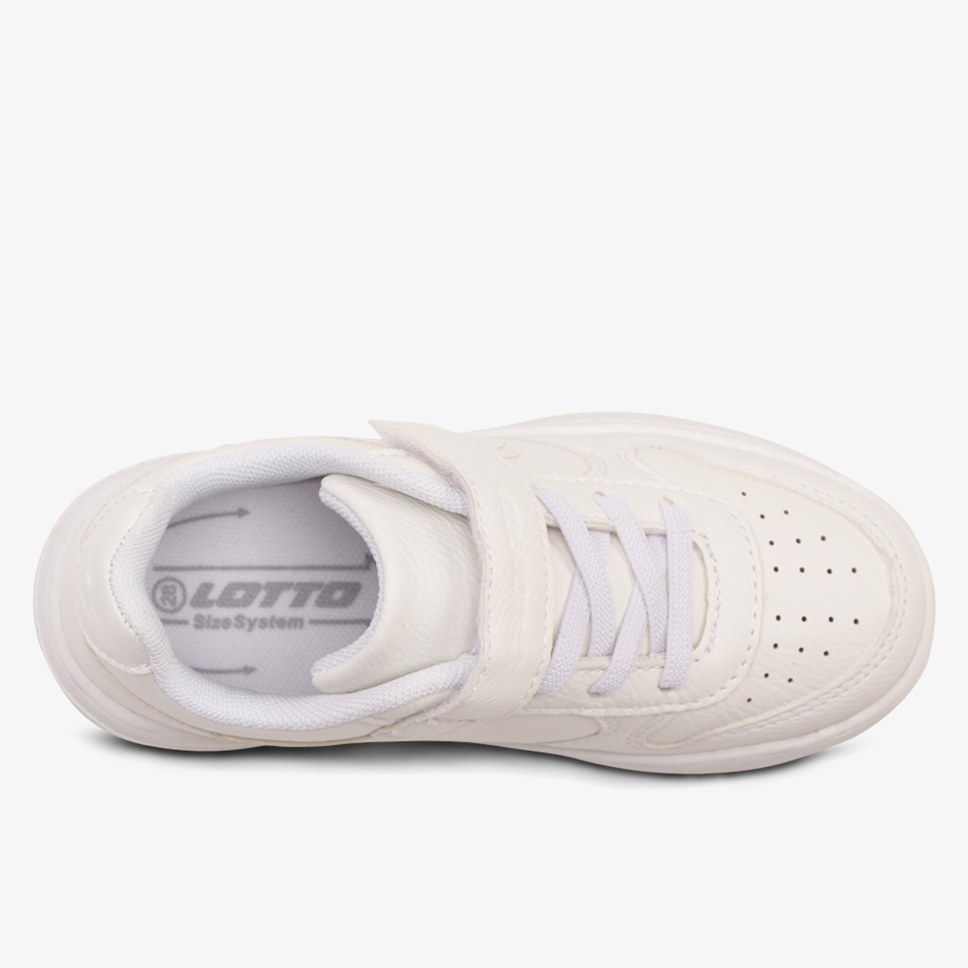 Weißer Sneaker mit bequemer Passform, atmungsaktivem Obermaterial und leichter Schnürung, modernes Design