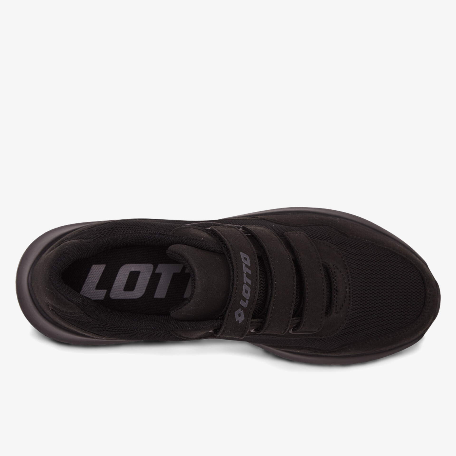 Bequemer Schuh mit robustem Obermaterial und rutschfester Sohle in Draufsicht für optimalen Komfort