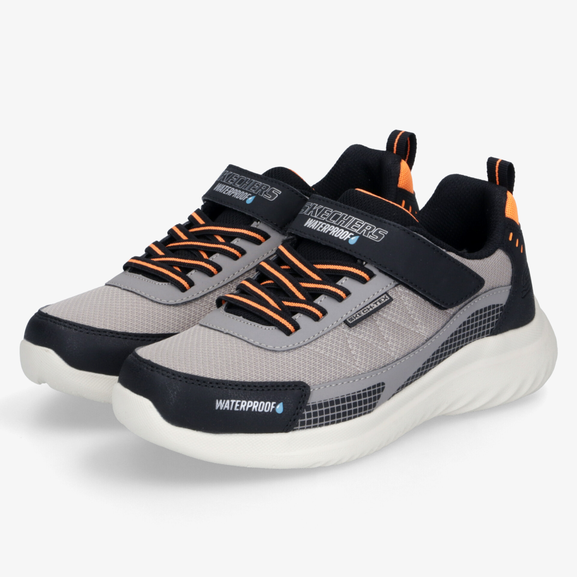 Sportliche wasserdichte Sneaker mit rutschfester Sohle und bequemer Passform im Paar, moderne Optik