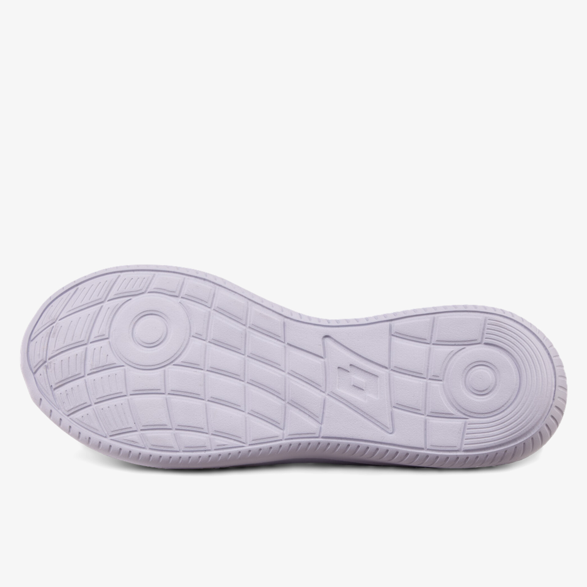 Weiße Schuhsohle mit rutschfestem Profil, flexibel und widerstandsfähig für sicheren Halt