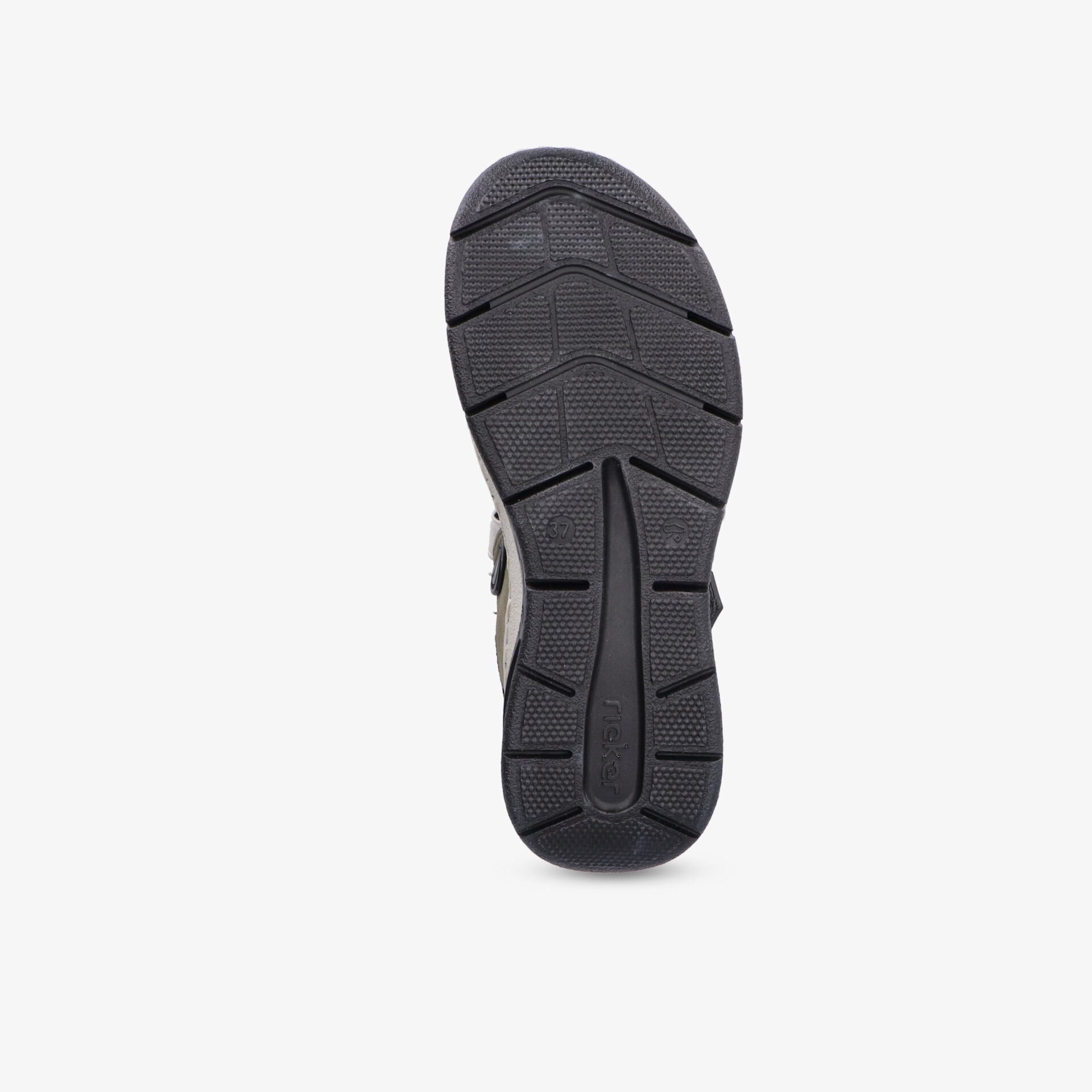 Robuste und rutschfeste profilierte Gummisohle für optimalen Halt und flexiblen Komfort bei Bewegung