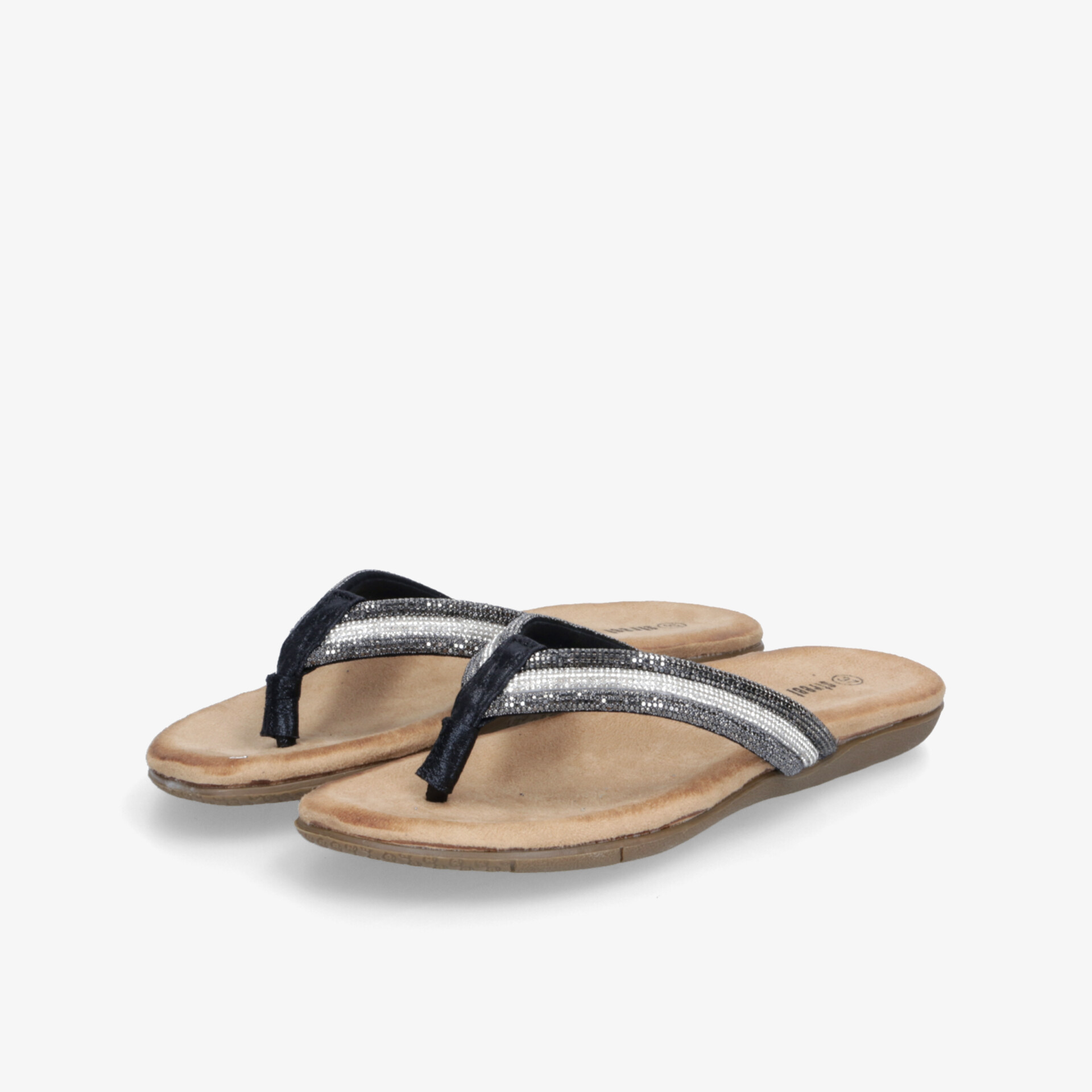 Bequeme und modische Flipflops mit gepolsterter Innensohle und rutschfester Sohle im sommerlichen Design