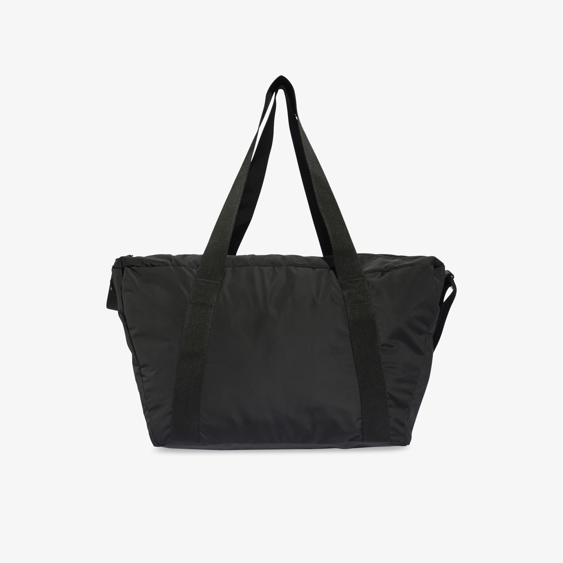 Schwarze, geräumige und robuste Tragetasche mit langen Trägern für vielseitigen und langlebigen Gebrauch