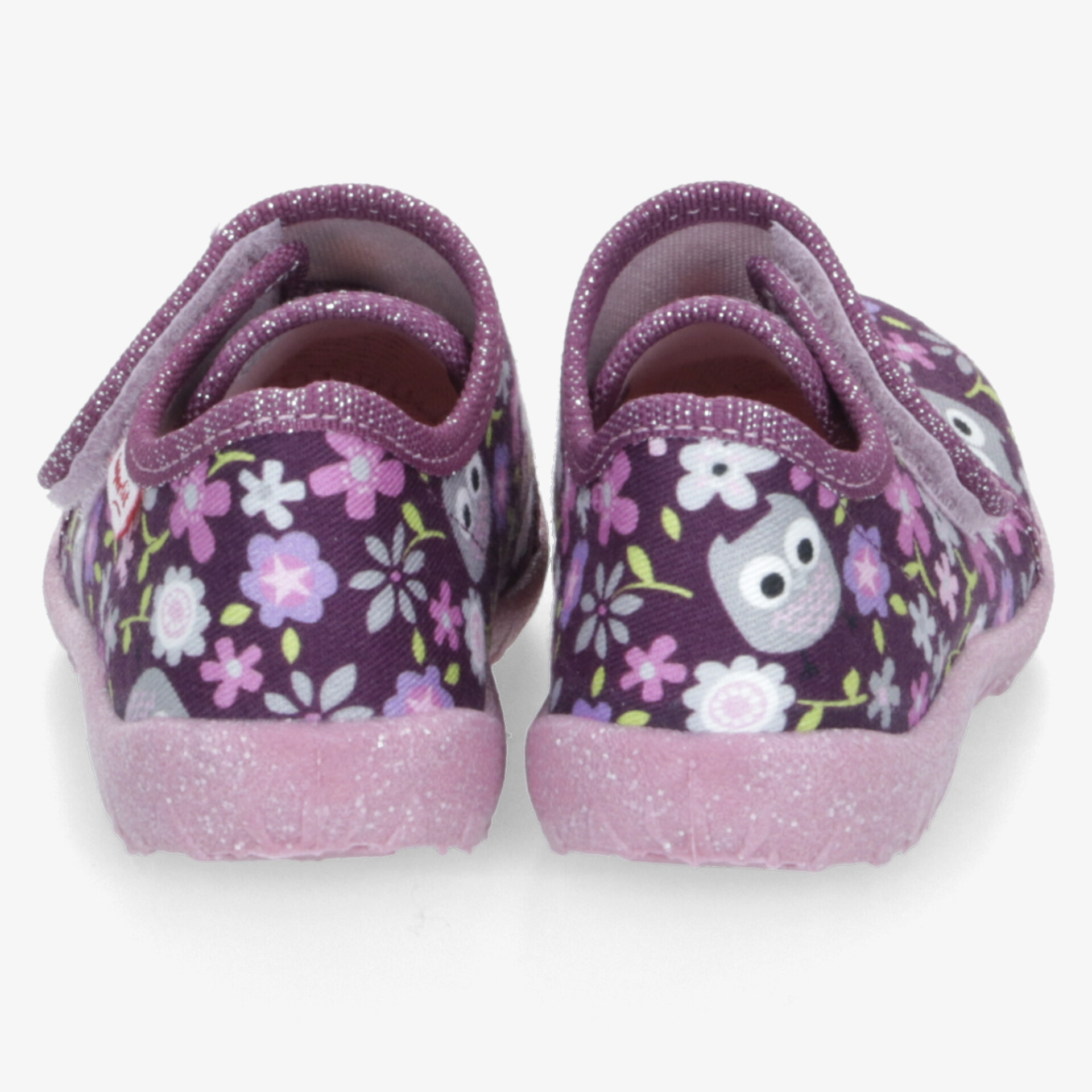 Kinderschuhe mit floralem Muster und Klettverschluss für einfachen Halt und bequemes Tragegefühl