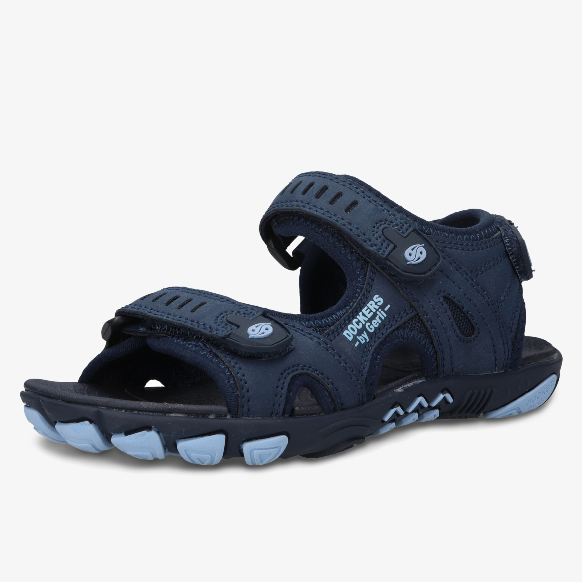 Leichter Sport-Sandale mit verstellbaren Klettverschlüssen und rutschfester Sohle