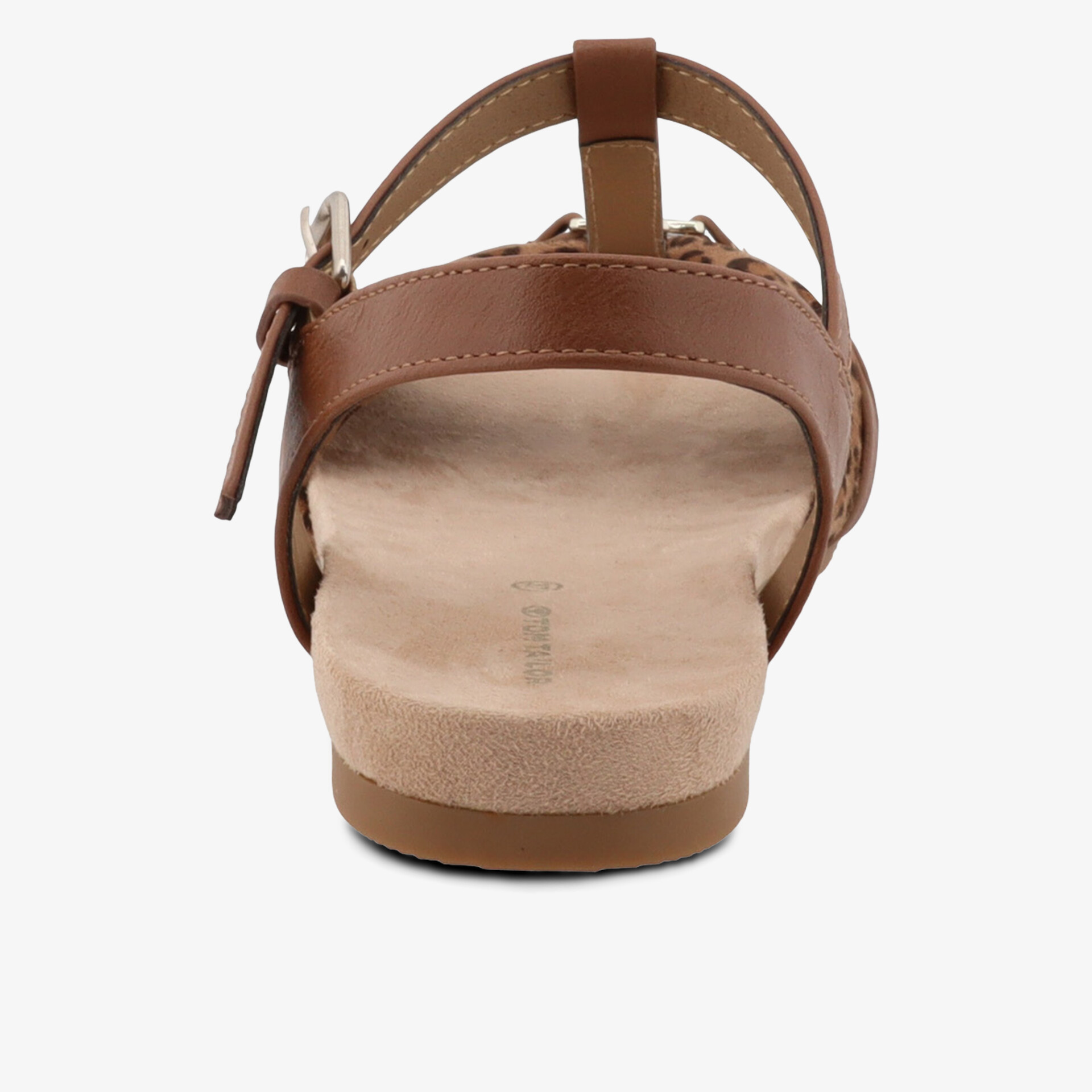 Braune Sandale mit komfortablem Fußbett und hochwertigem Lederdesign. Ideal für Freizeitaktivitäten.