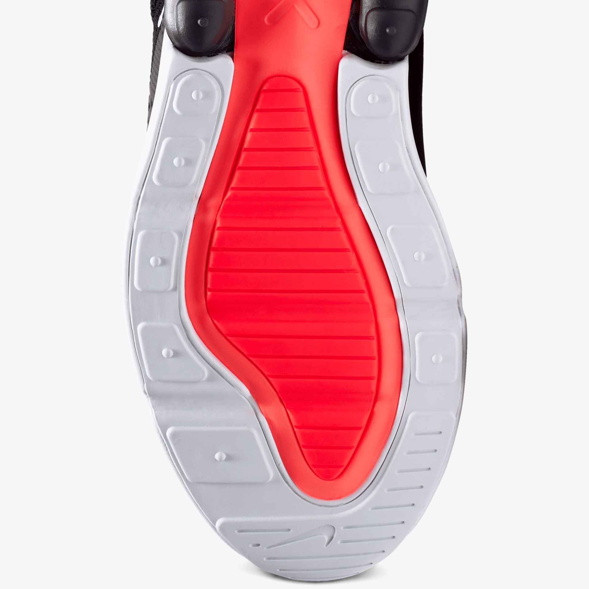 Roter Laufschuh mit flexibler und griffiger Profilsohle für optimalen Halt und Komfort