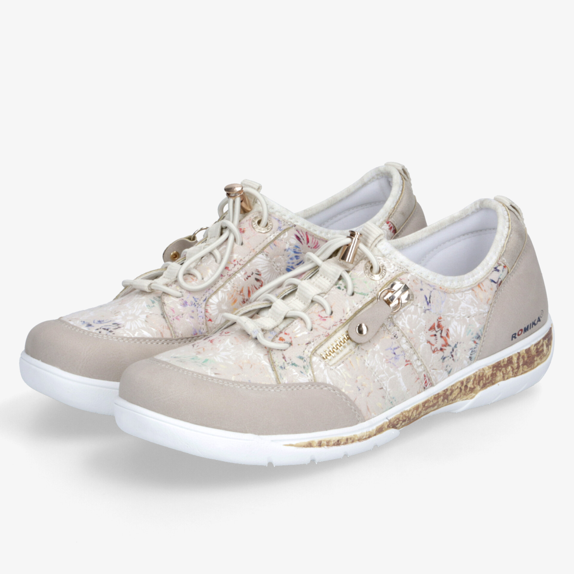 Modische bequeme Freizeitschuhe mit weichem Innenfutter, flexiblem Sohlenprofil und praktischem Reißverschluss