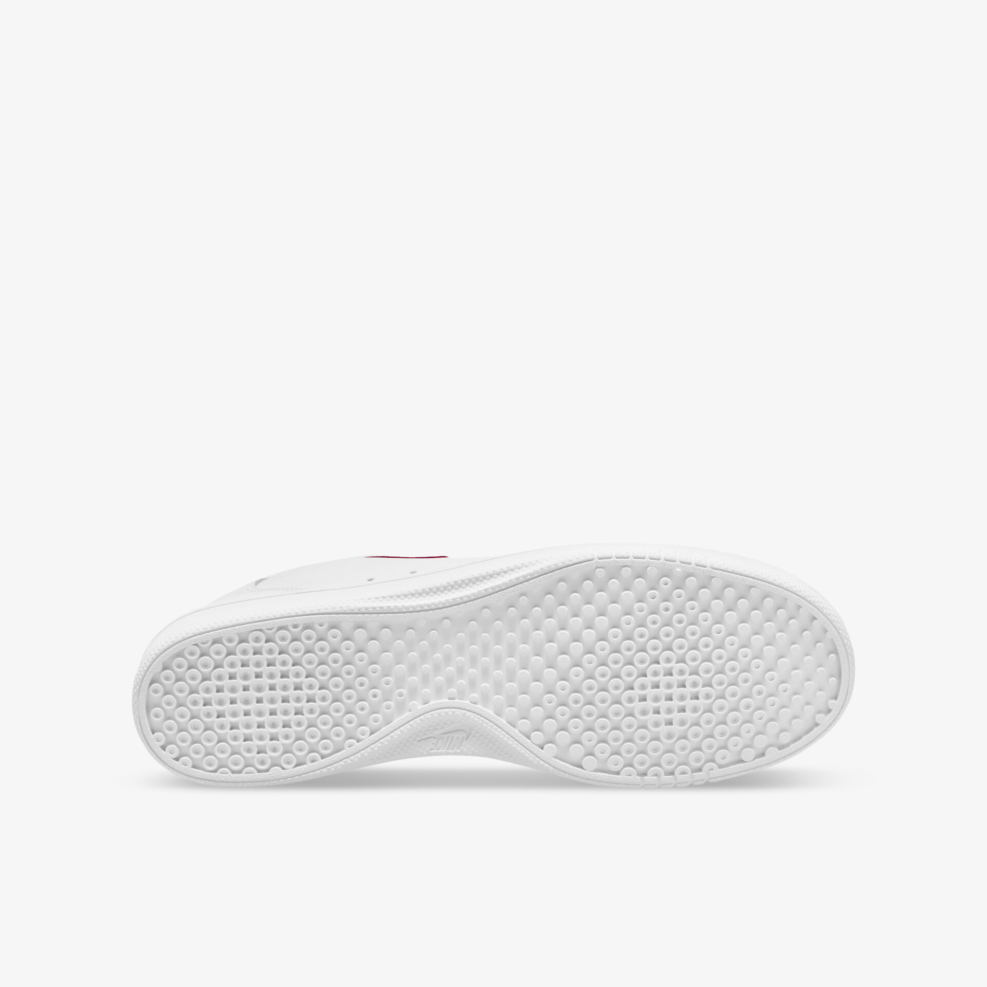 Bequeme und robuste weiße Sohle mit stilvollem Design für optimalen Halt und Komfort.