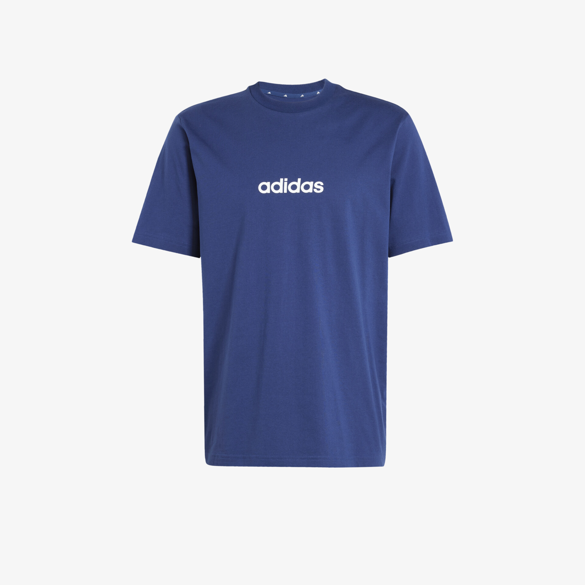 Blaues, klassisches adidas T-Shirt mit kurzem Arm und komfortablem, atmungsaktivem Material