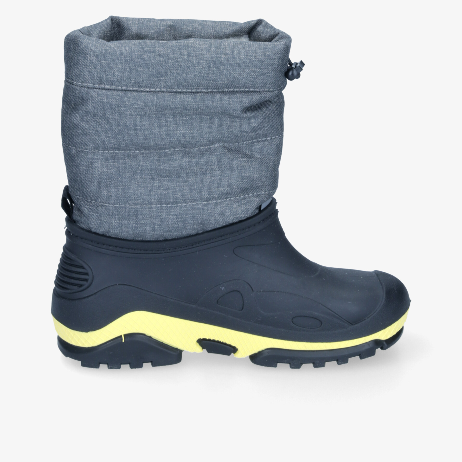 Robuster Winterstiefel mit wasserabweisendem Material, verstellbarem Schaft und rutschfester Sohle für sicheren Halt