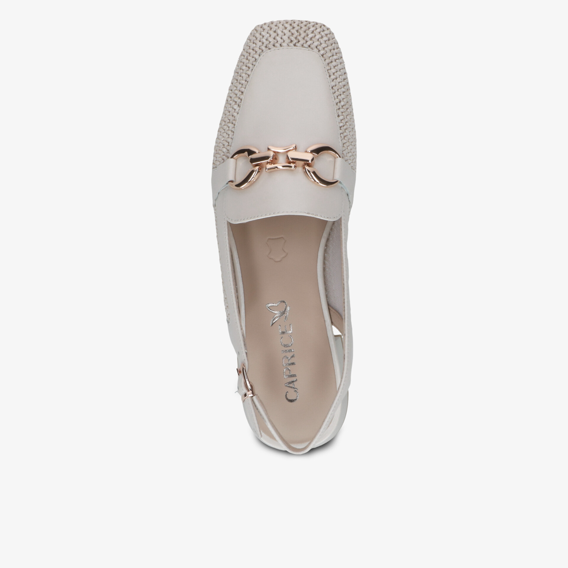 Bequemer Loafer in elegantem Beige mit modischer Schnalle und weichem Leder, ideal für stilvollen Komfort