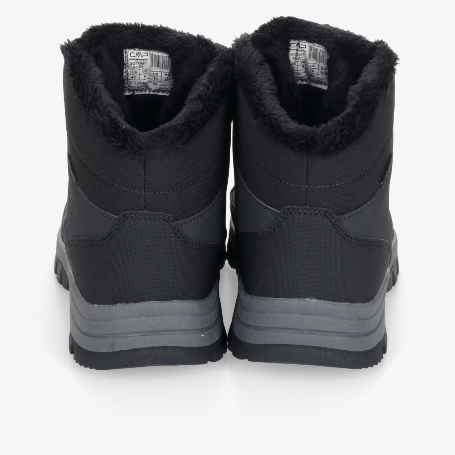 Warme gefütterte Stiefeletten mit rutschfester Sohle, ideal für kalte Jahreszeiten und sicheren Halt.