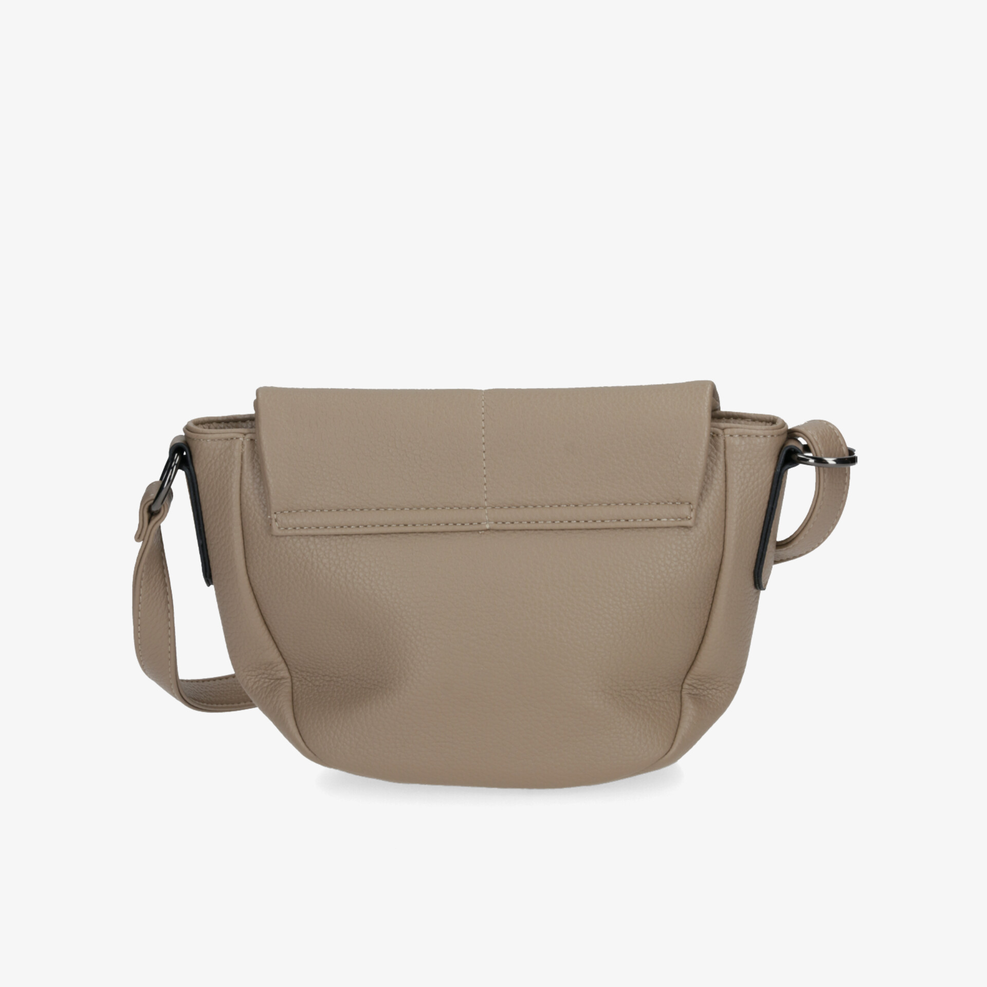 Beige Umhängetasche mit kompakter Form und verstellbarem Riemen, modernes und schlichtes Design, vielseitig einsetzbar