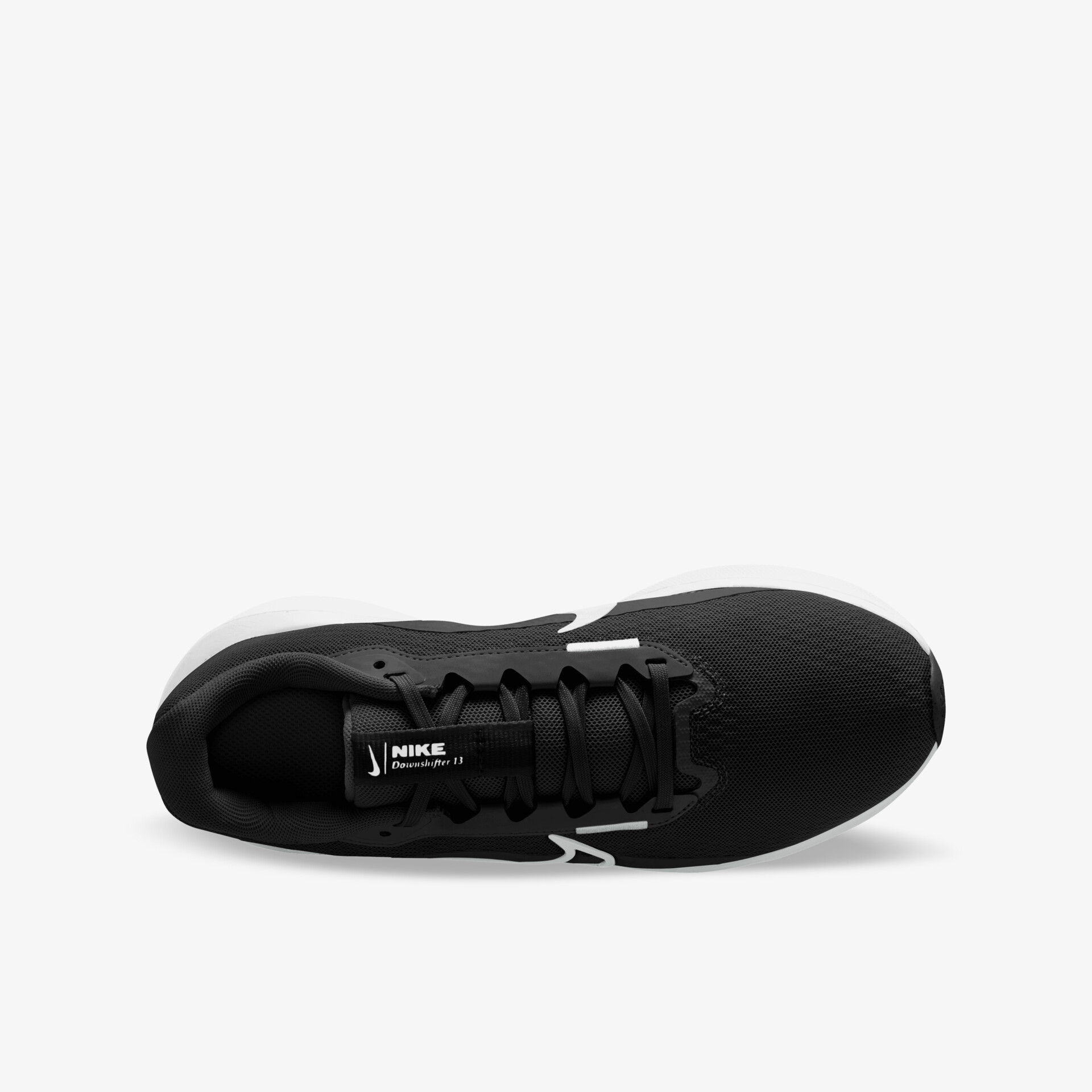 Leichter schwarzer Sportschuh mit atmungsaktivem Material und komfortabler Schnürung in moderner Optik