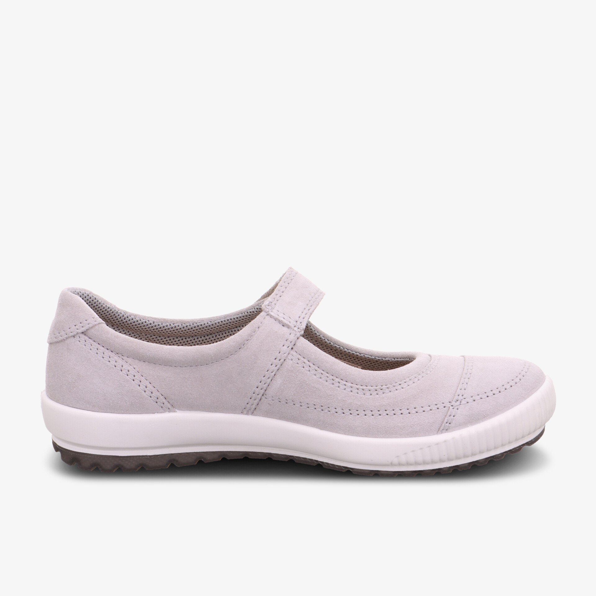 Eleganter und bequemer Schuh mit rutschfester Sohle und praktischem Klettverschluss.