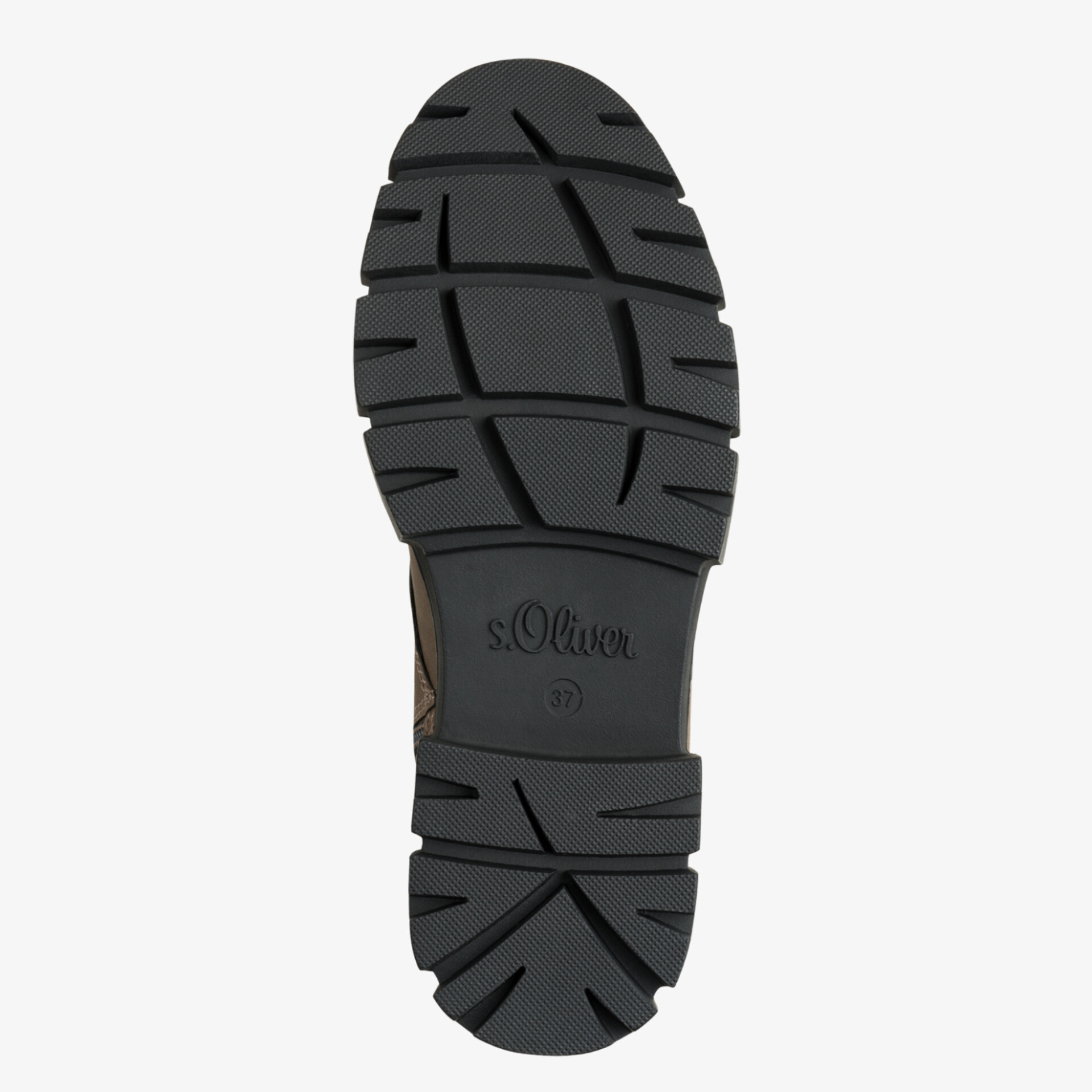 Robuste und profilierte rutschfeste Schuhsohle mit langlebigem Material und verstärktem Laufprofil