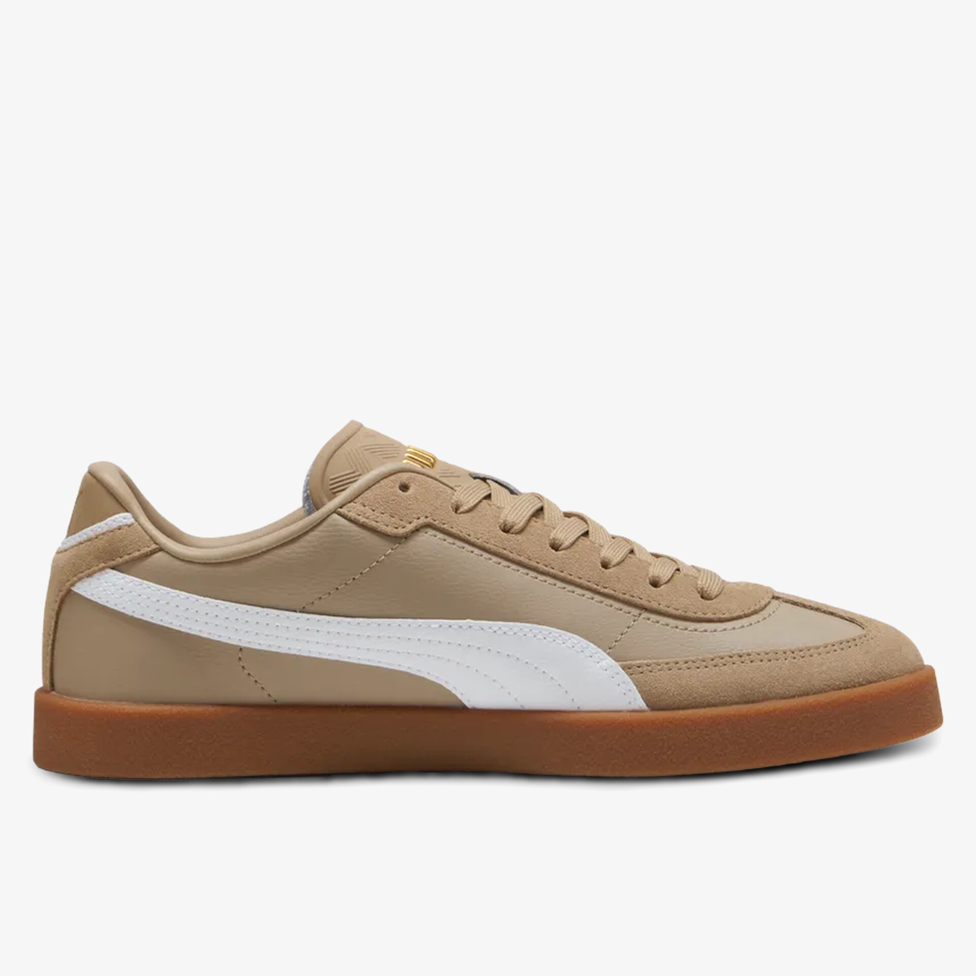Bequemer und leichter Sneaker mit sportlichem Design und profilierter Gummisohle in seitlicher Ansicht