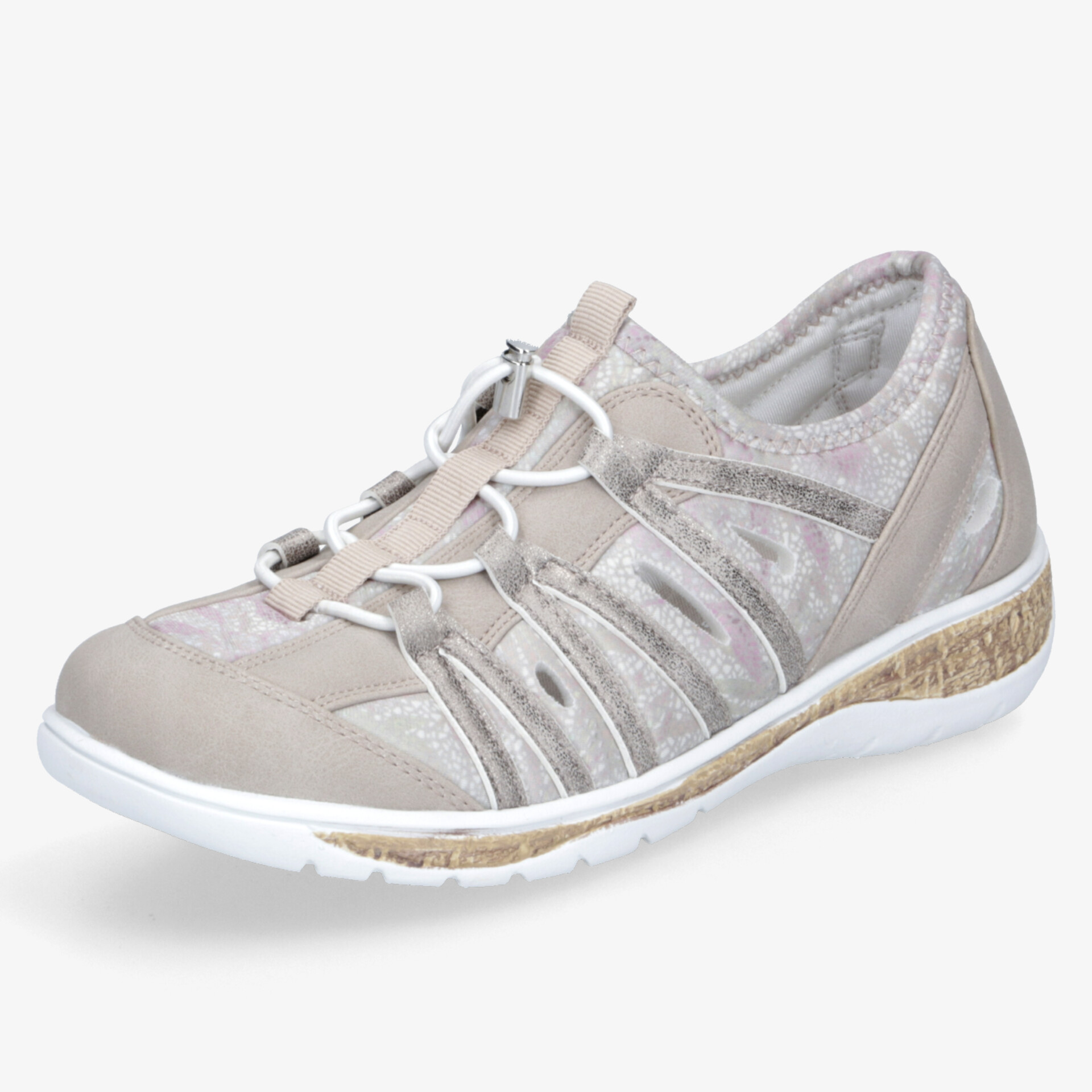 Leichter und bequemer Freizeitschuh mit flexibler Sohle und elastischer Schnürung für optimalen Tragekomfort