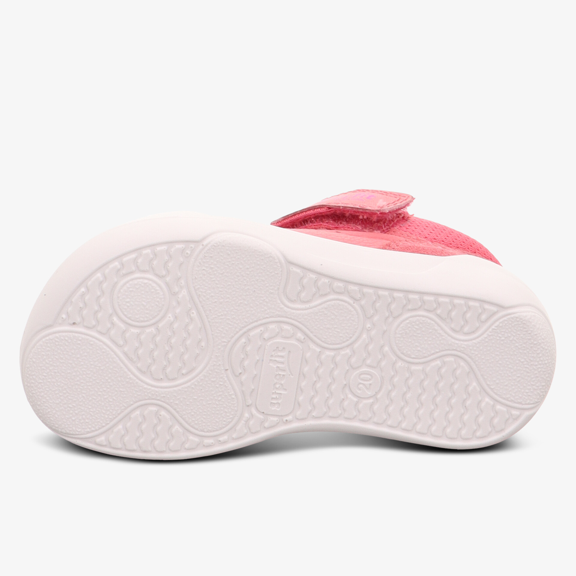 Rutschfeste flexible und leichte weiße Schuhsohle mit Komfortprofil für optimale Trittfestigkeit