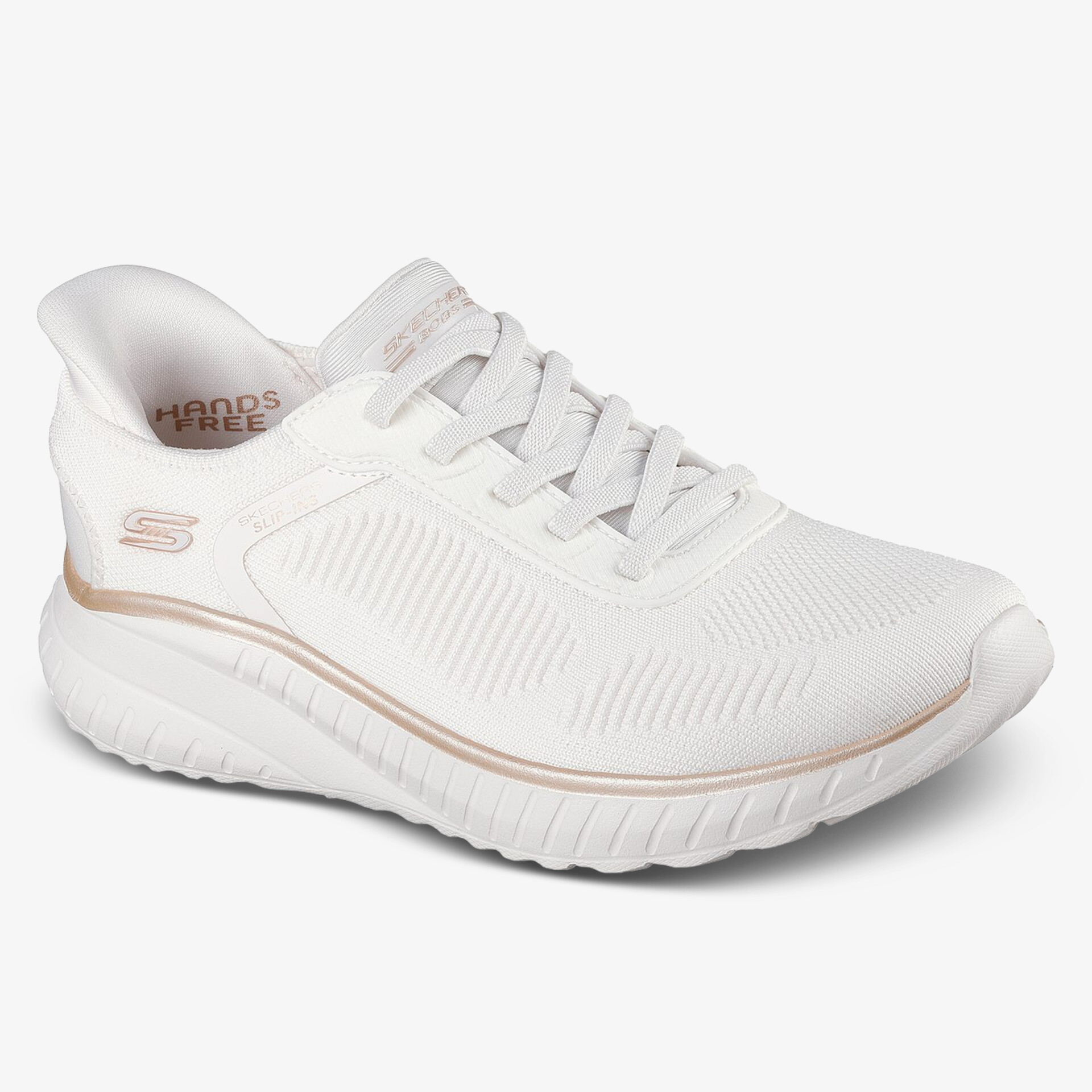 Moderner, bequemer weißer Sneaker mit atmungsaktivem Design für jeden Tag.