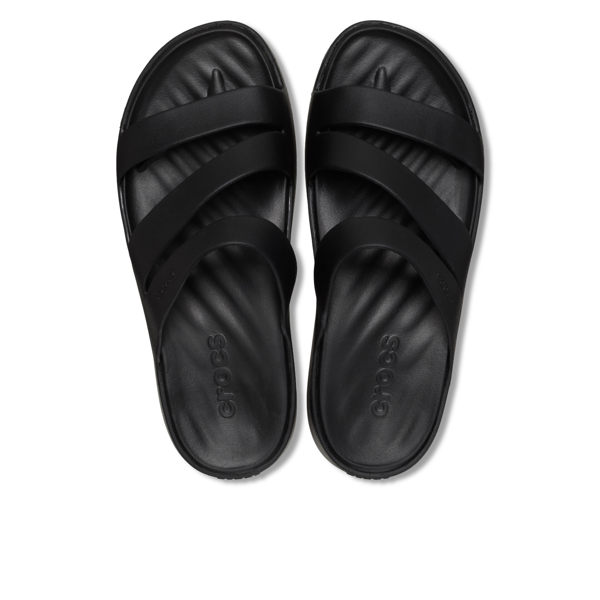 Bequeme, stilvolle schwarze Sandalen mit rutschfester Sohle und strapazierfähigem Material.