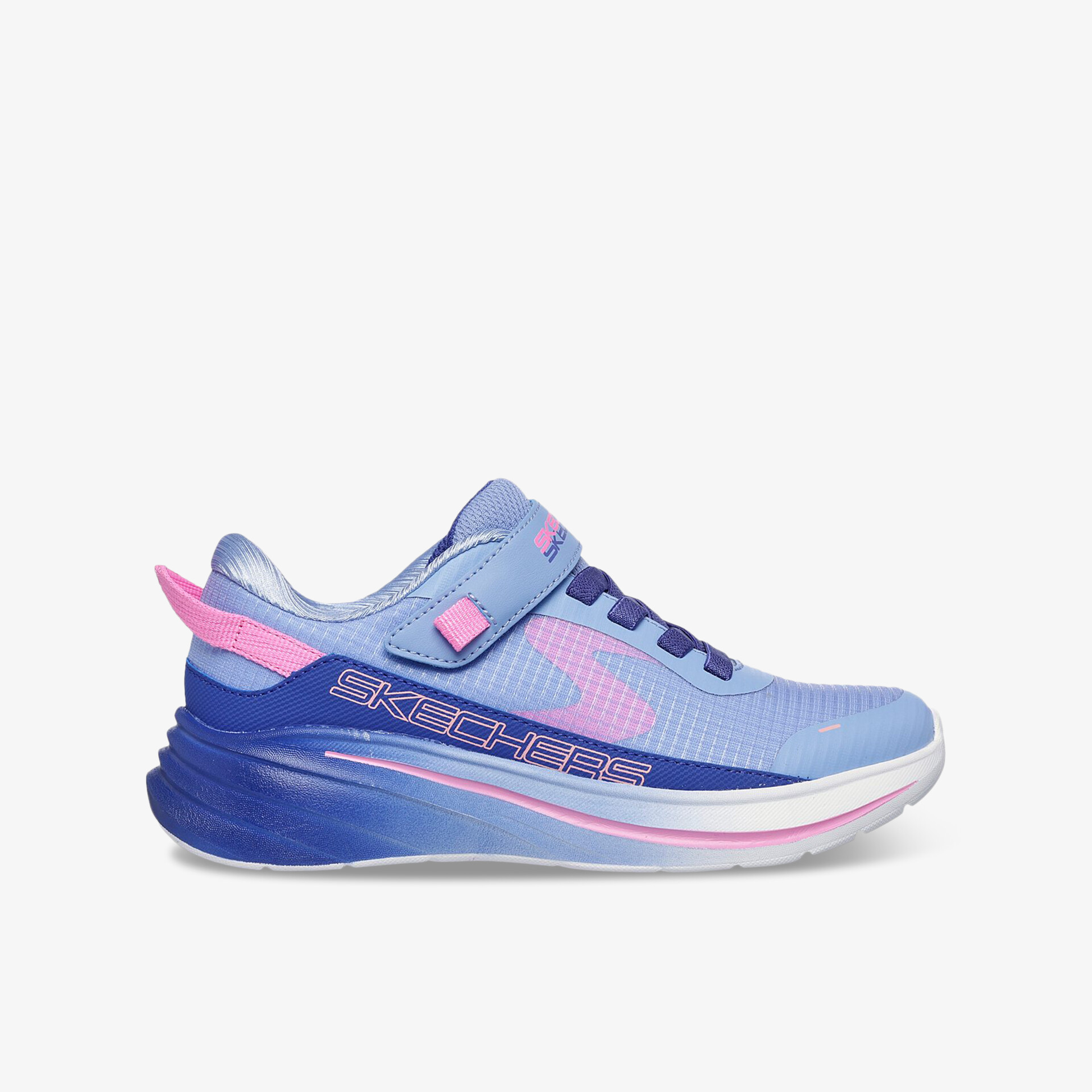 Leichter und bequemer Sportschuh in Blau und Pink mit optimaler Dämpfung und rutschfester Sohle