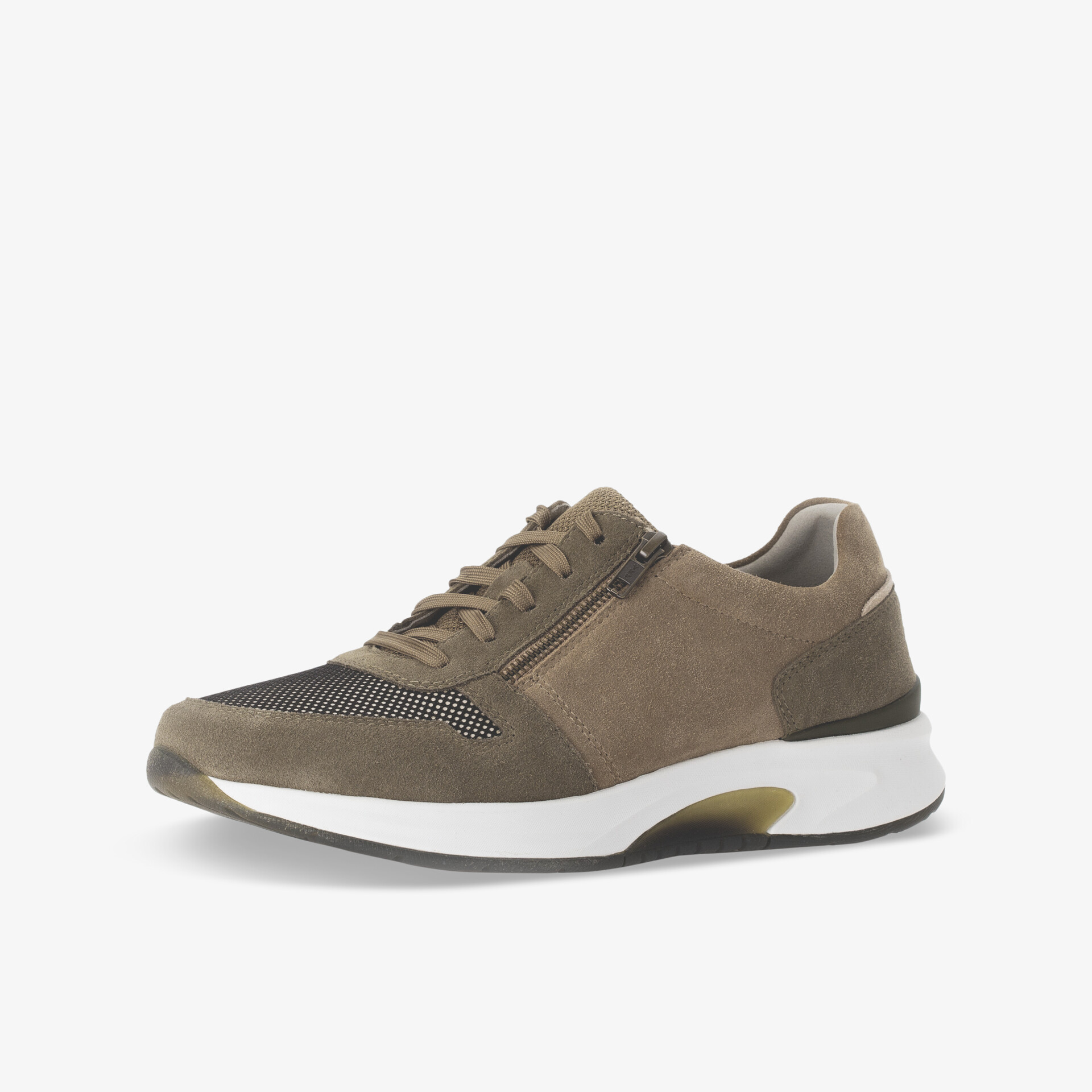 Sportlicher Sneaker mit atmungsaktivem Material, komfortabler Passform und robuster Gummisohle in Seitenansicht