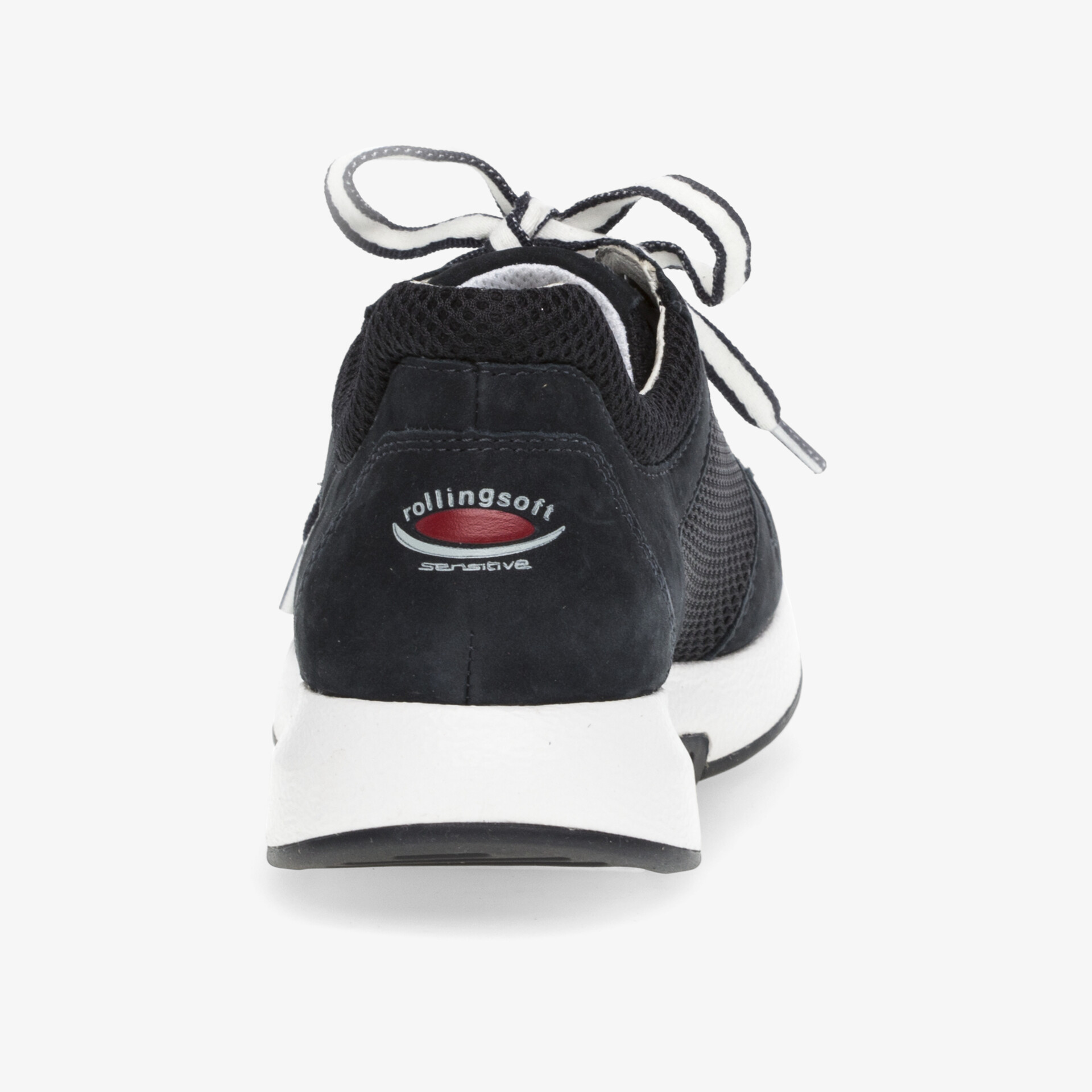 Moderner Sneaker in Schwarz mit weißer Sohle, ideal für Alltag und Freizeitaktivitäten.