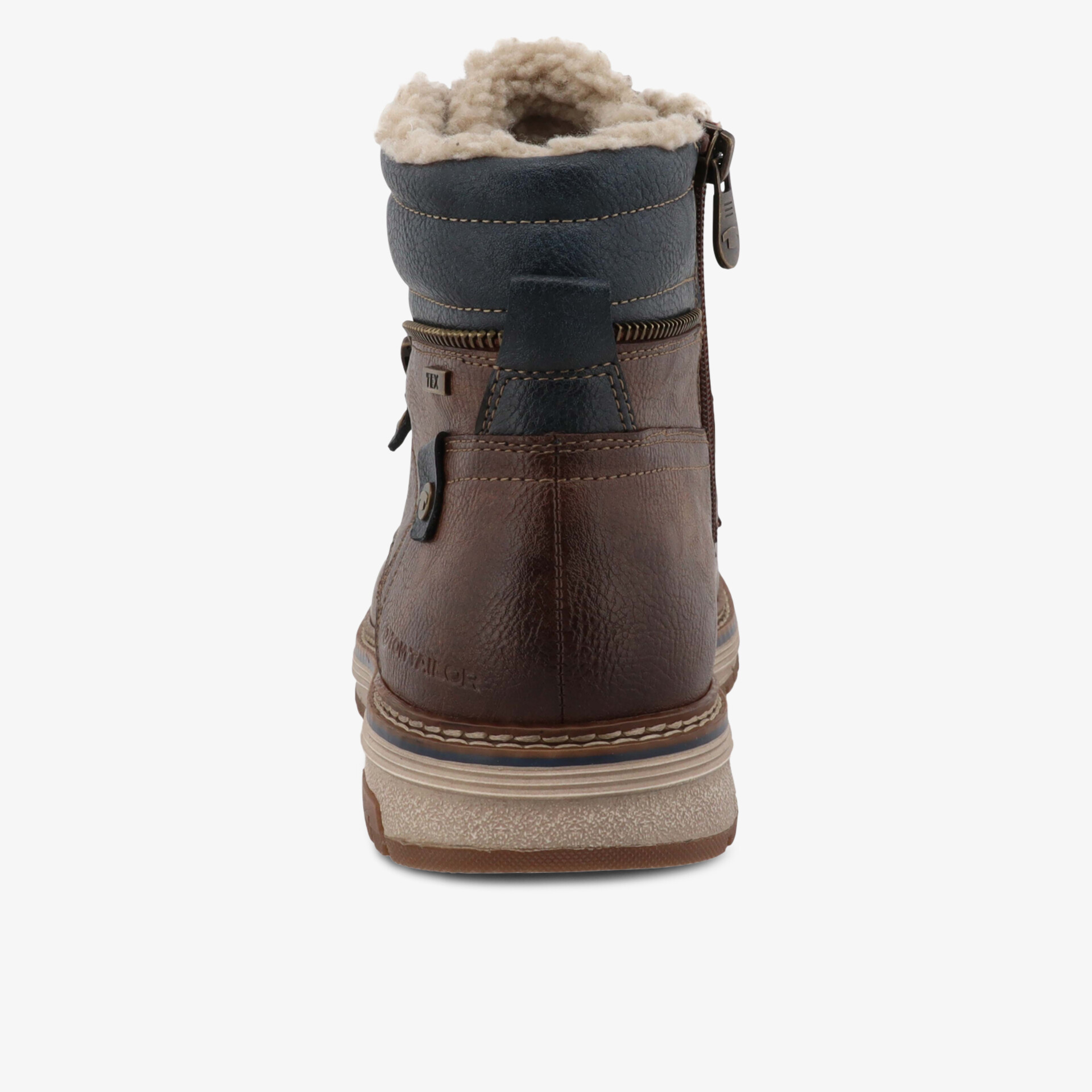 Robuster Winterstiefel mit warmer Fütterung und praktischem Reißverschluss an der Rückseite für einfaches Anziehen