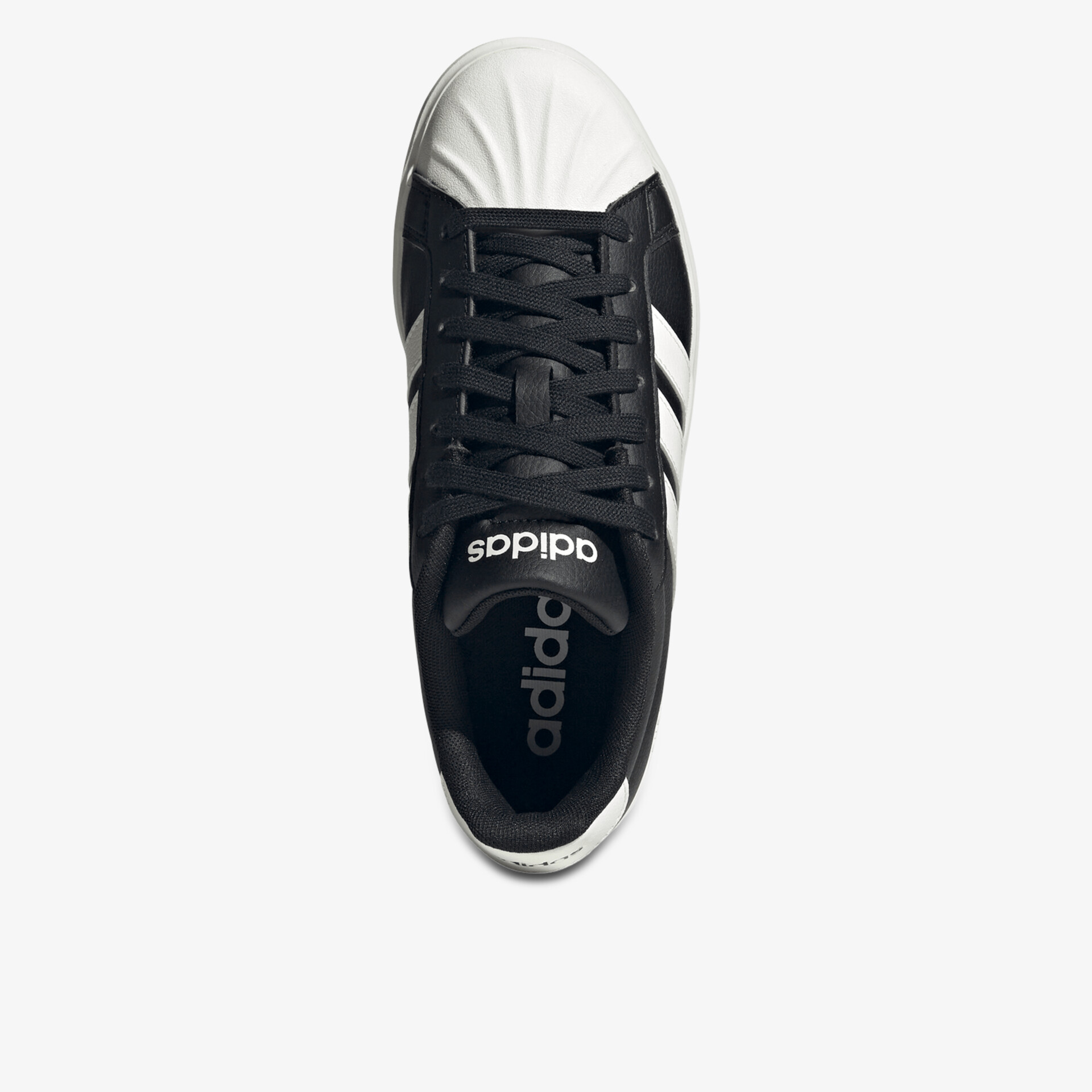 Adidas Sneaker in klassischem Design mit bequemem Obermaterial und robuster Schnürung in Schwarz-Weiß