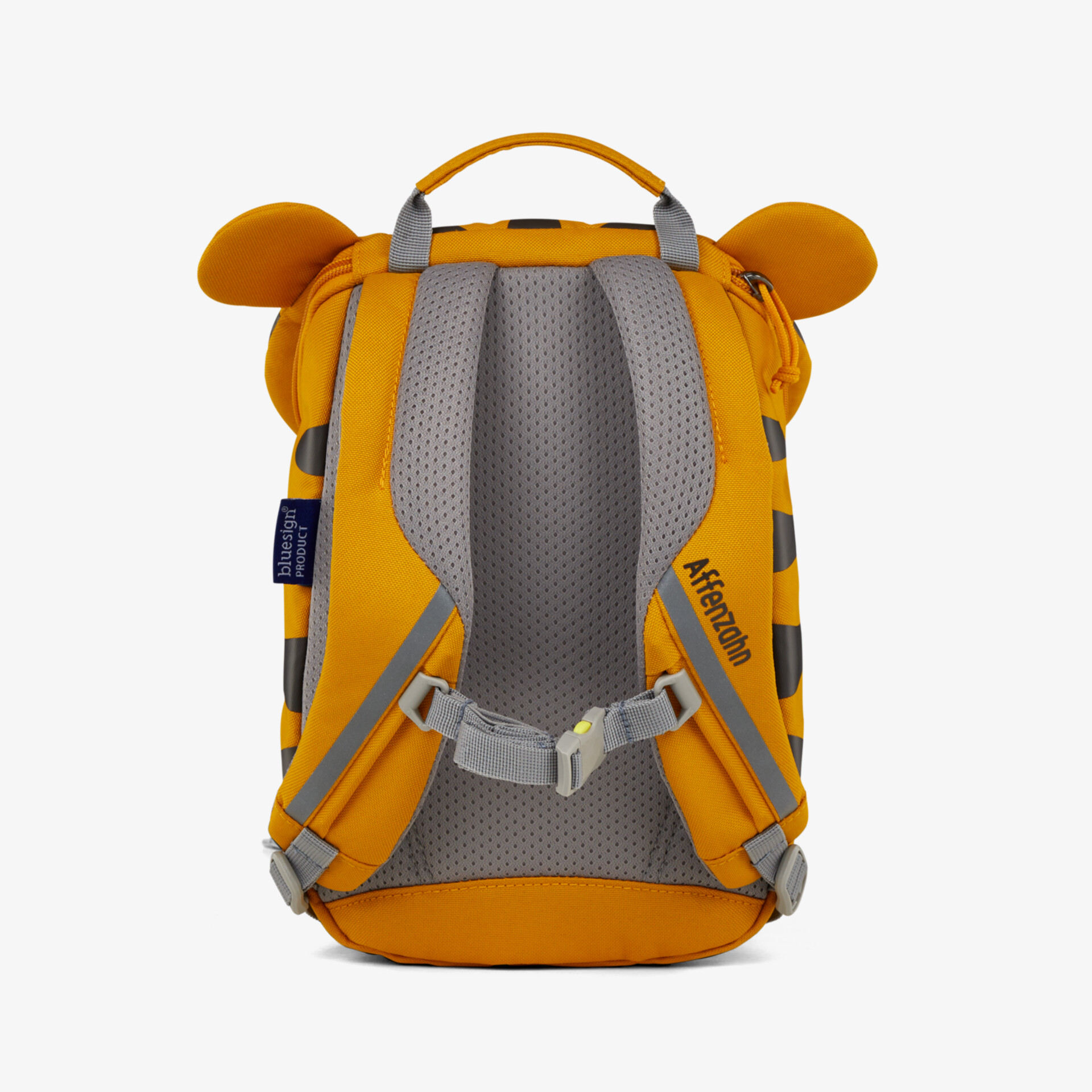 Ergonomischer Kinderrucksack mit gepolsterten Schultergurten und atmungsaktivem Rückenpolster in fröhlichem Design