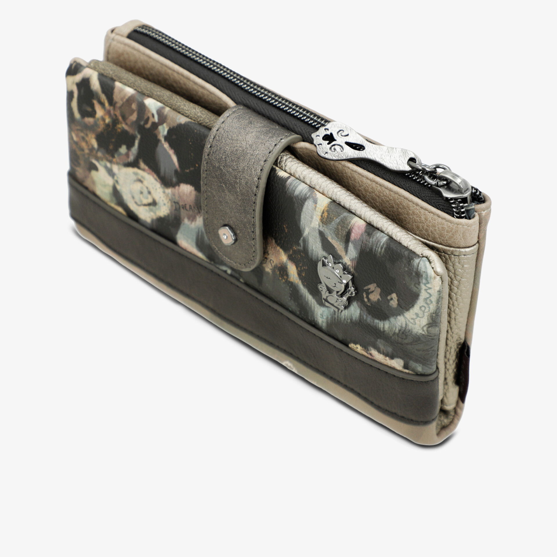 Robuste, kompakte Geldbörse mit sicherem Verschluss und modernem Design in hochwertiger Verarbeitung