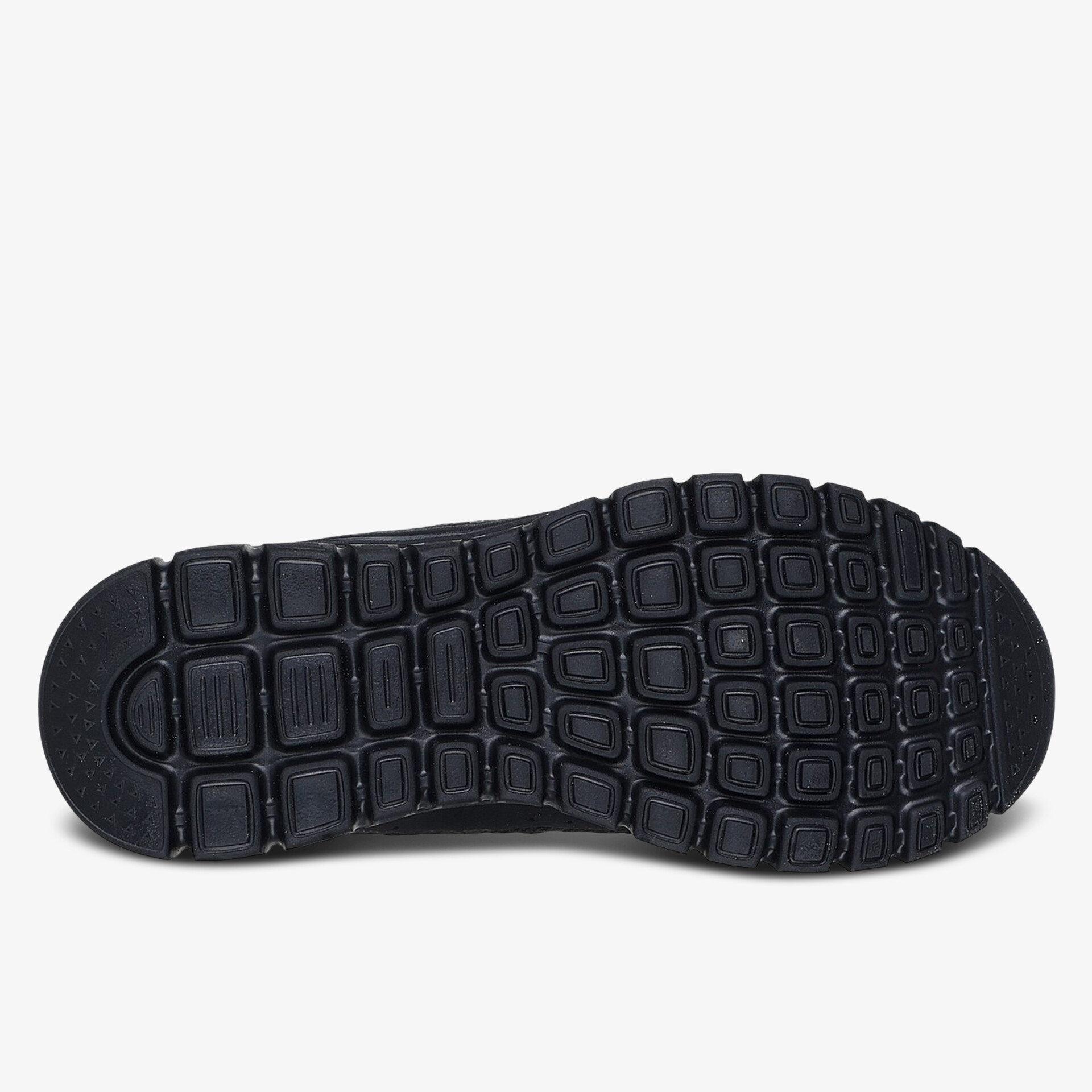 Schwarze robuste Schuhsohle mit rutschfestem, flexiblem Profil für optimalen Halt und Komfort